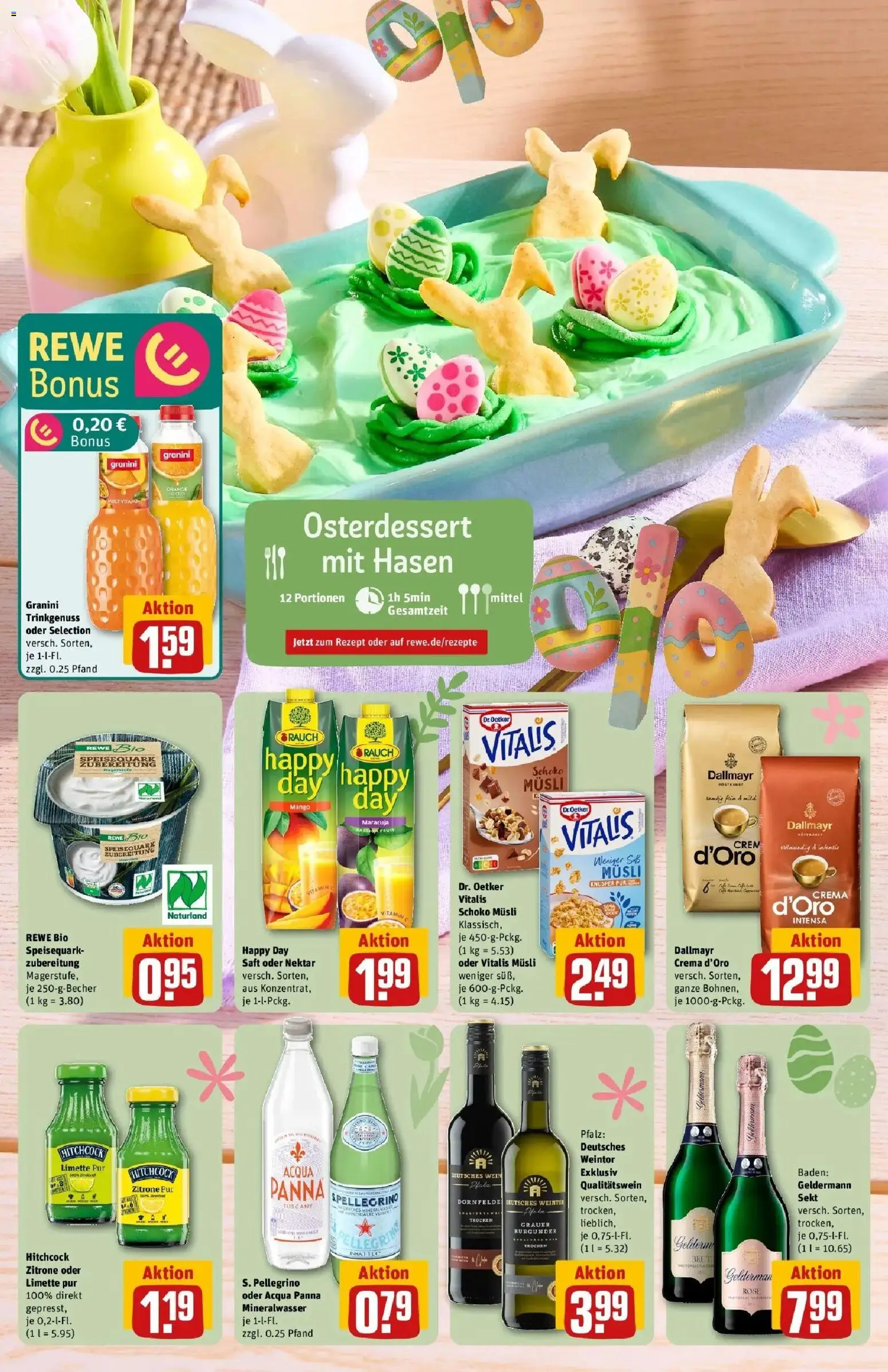 Rewe Prospekt Buxtehude	 – gültig ab 30.03.2026 | Seite: 8 | Produkte: Musli, Quark, Sekt, Mango