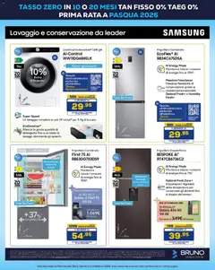 Anteprima del volantino Volantino BRUNO	 valido a partire dal 05.02.2026 | Pagina: 40 | Prodotti: Detergente, Tè, Lavatrice, Frigorifero