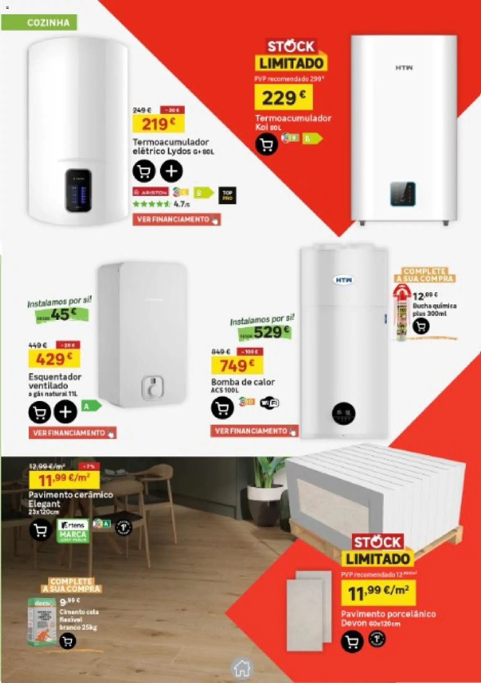 Leroy Merlin Catálogo │ válido de 15.01.2026 | Página: 13 | Produtos: Pavimento cerâmico, Cimento