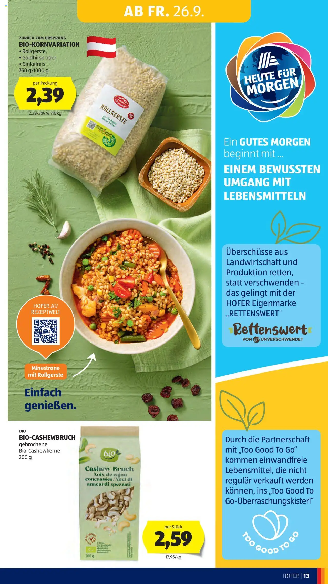 Hofer Flugblatt gültig ab 26.09.2025 | Seite: 15