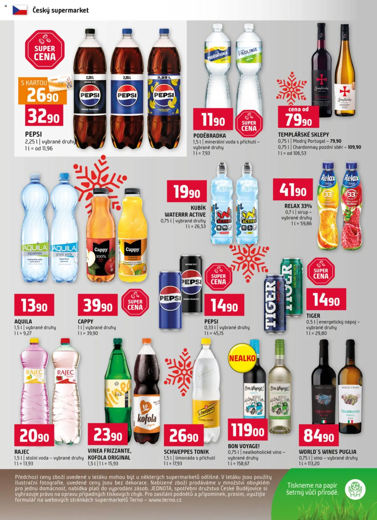 Terno leták od 10.12.2025 | Strana: 12 | Produkty: Primitivo, Energetický nápoj, Prolinie, Nealkoholické víno