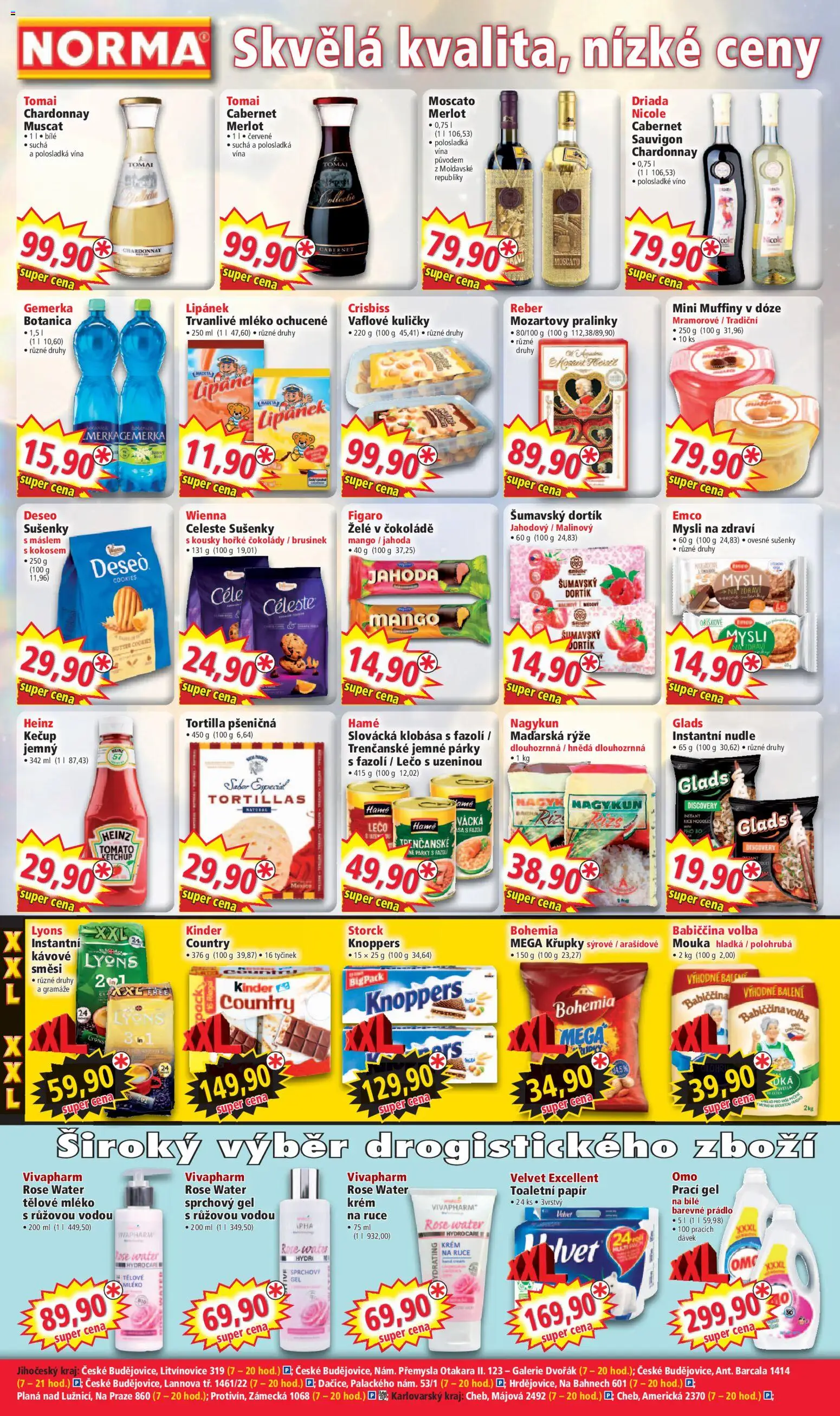 Norma leták od 02.03.2026 | Strana: 4 | Produkty: Mléko, Kečup, Lečo, Kinder