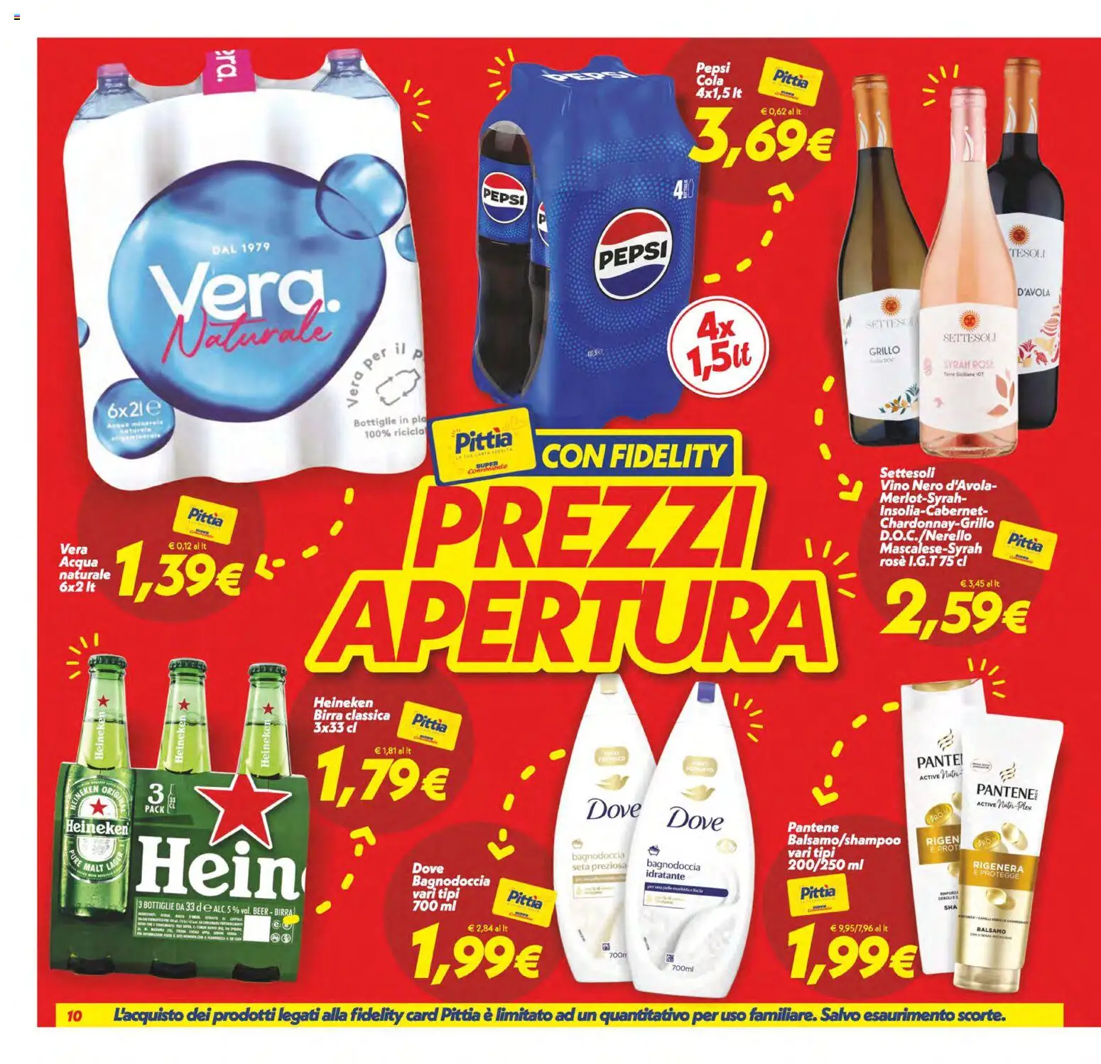 Volantino SuperConveniente del 27.11.2025 | Pagina: 10 | Prodotti: Balsamo, Acqua, Acqua minerale, Pepsi