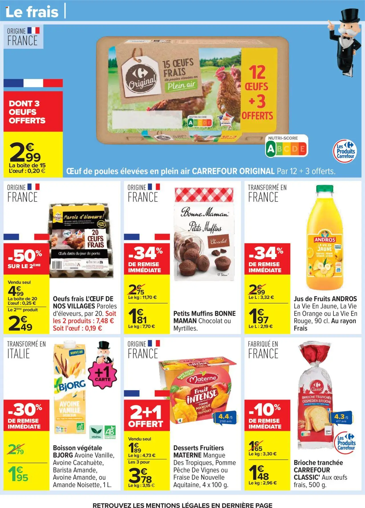  | Page: 47 | Produits: Amande, Pomme, Jus, Ananas