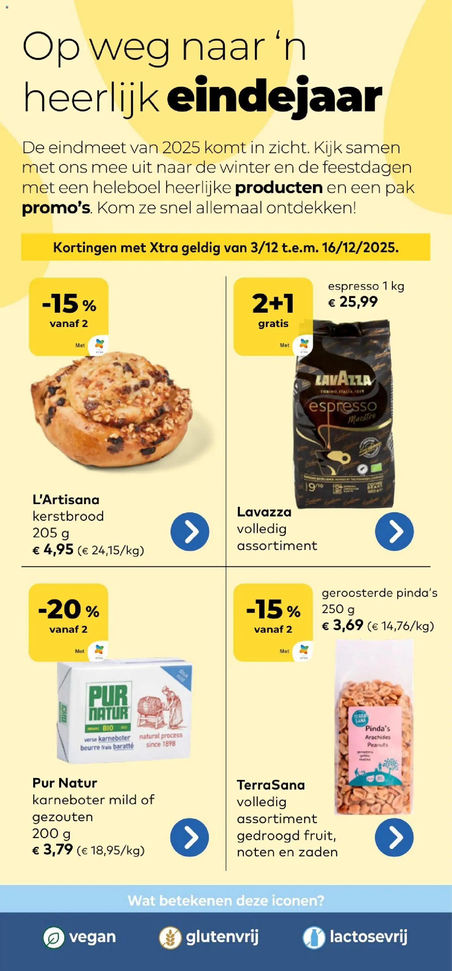 {H1} | Pagina: 4 | Producten: Noten, Lavazza, Kom, Een pak