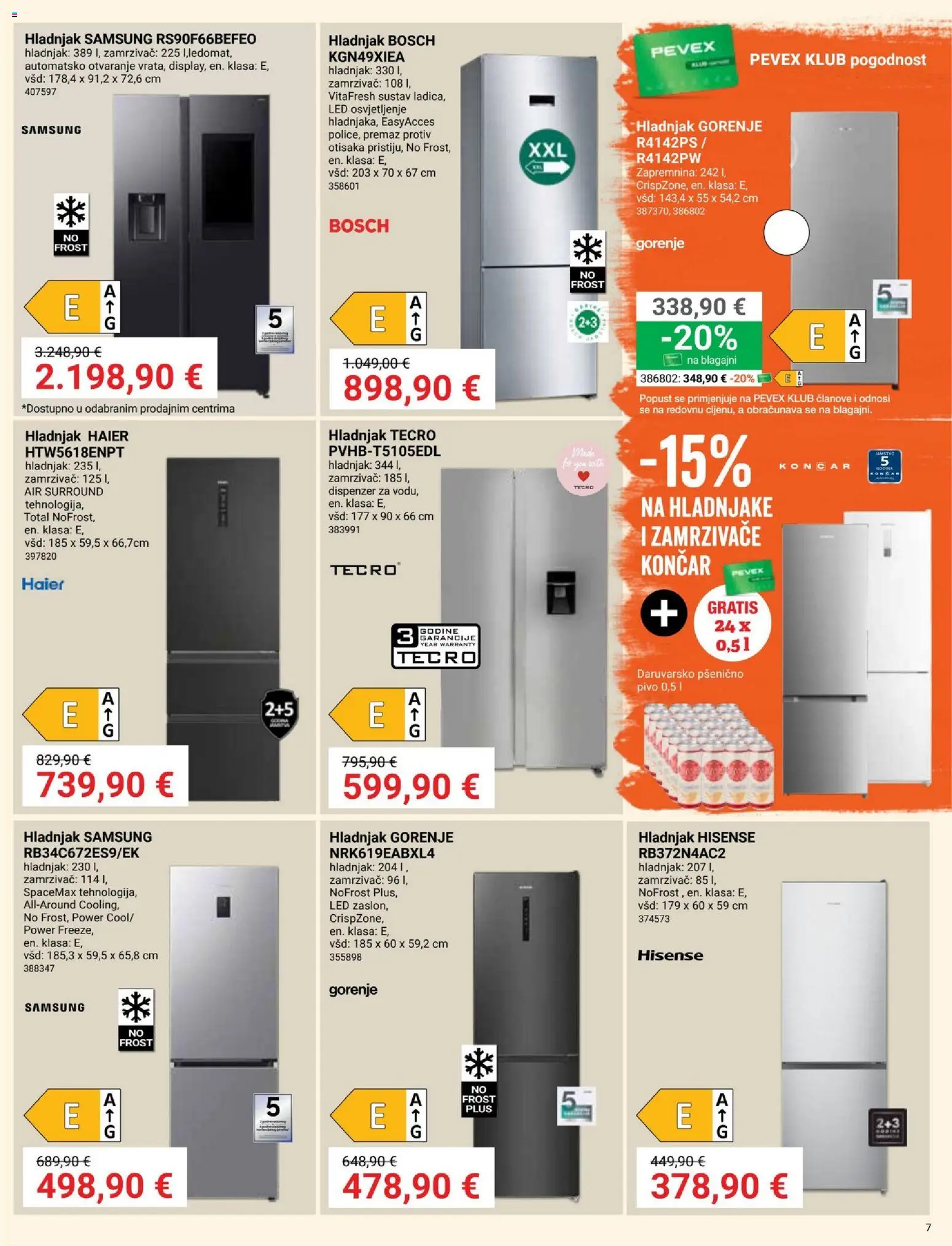 Pevex katalog | vrijedi od 03.04.2026 | Stranica: 7