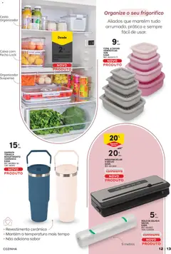 Pré-visualização GARRAFA TÉRMICA REVESTIMENTO CERAMICO KASA, Garrafa térmica com revestimento cerâmico, capacidade: 900ML válido de 24.02.2026 | Página: 13 | Produtos: Frigorífico, Kombucha, Caixa, Organizador