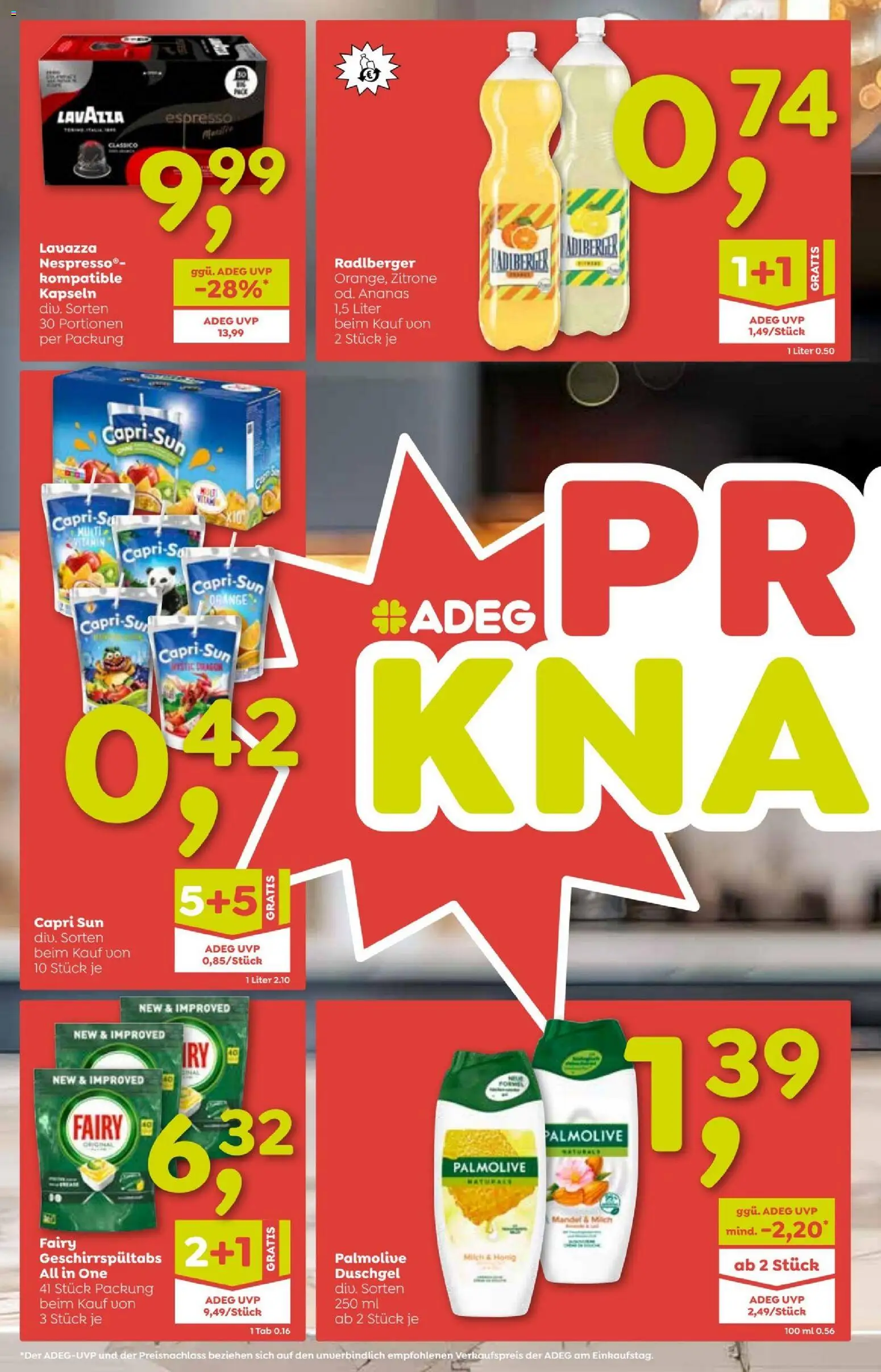 ADEG Vorarlberg gültig ab 15.01.2026 | Seite: 4 | Produkte: Zitrone, Milch, Duschgel, Ananas