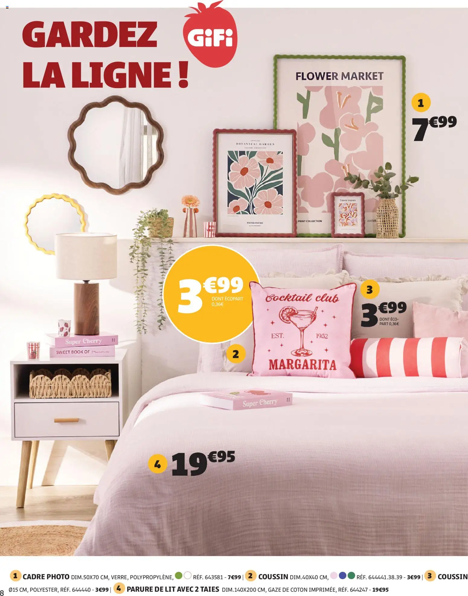 {H1} | Page: 8 | Produits: Coton, Parure de lit, Lit, Cadre
