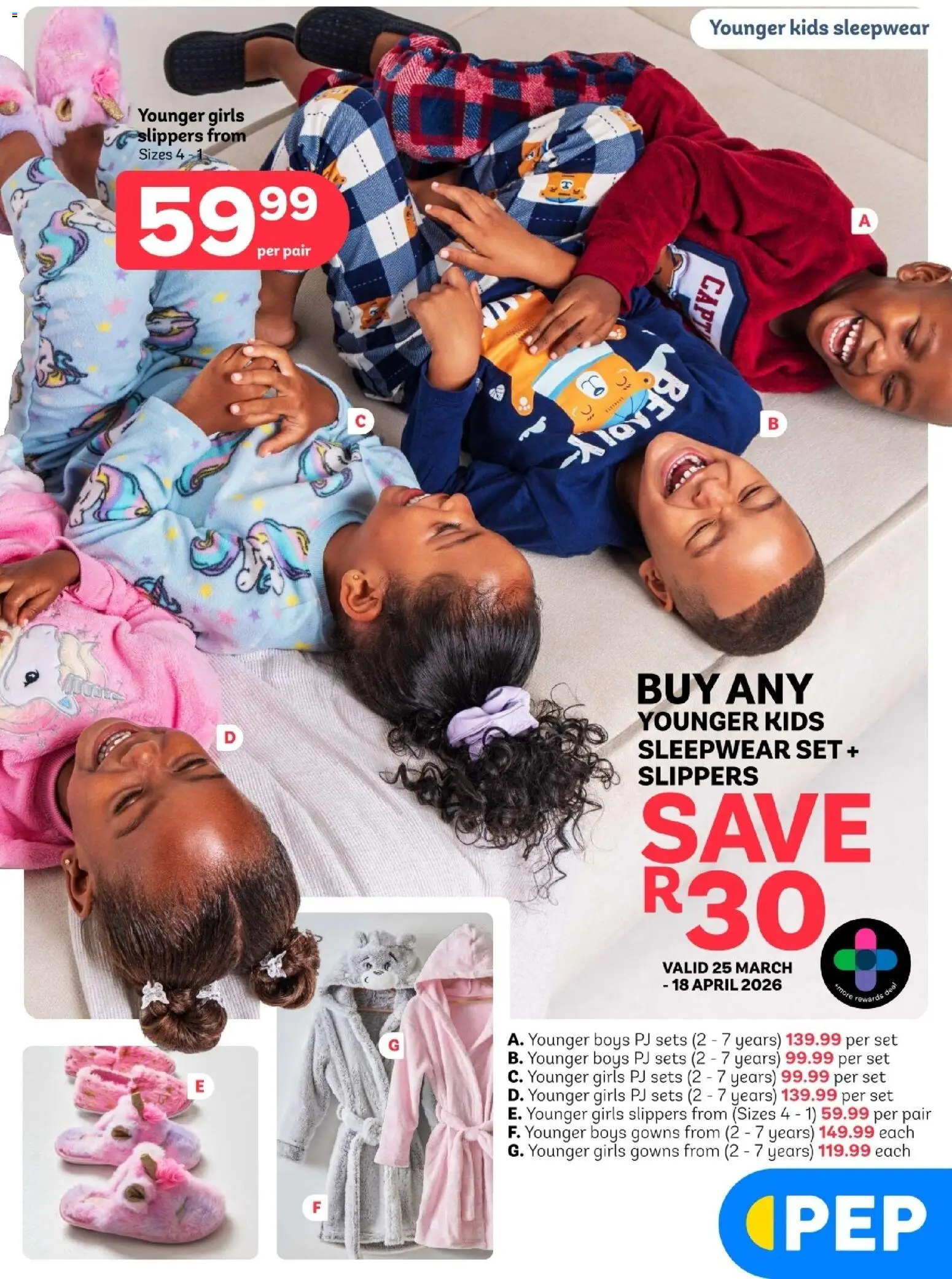 New PEP Stores catalogue – valid from 25.03.2026 | Page: 6 | Products: Slippers