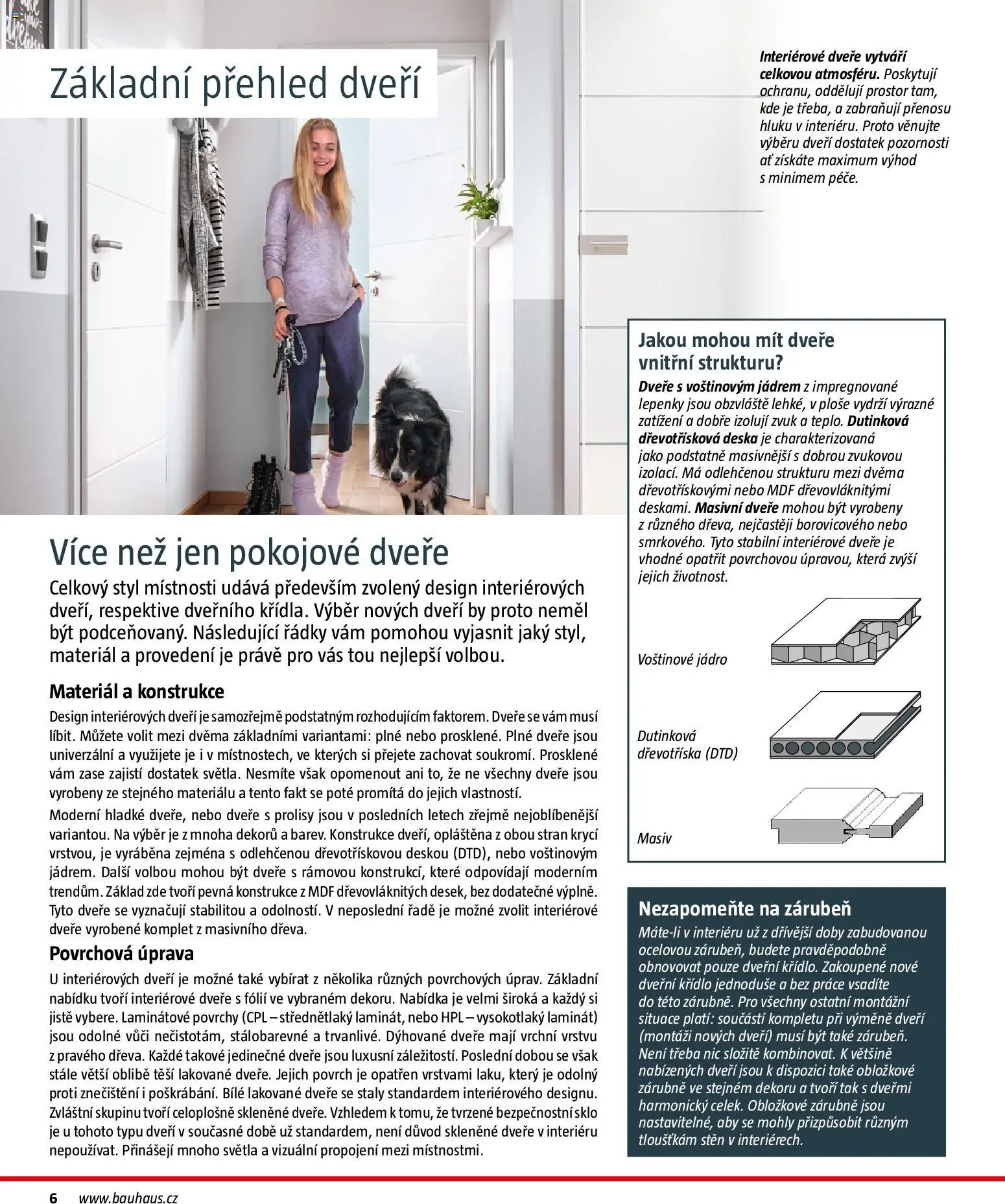 Bauhaus katalog Stavební prvky od 03.11.2025 | Strana: 6 | Produkty: Interiérové dveře