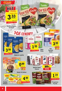 Pogląd oferty "Gram Market gazetka" - ważna od 01.04.2026 | Strona: 8 | Produkty: Daktyle, Półka, Rodzynki, Pieprz