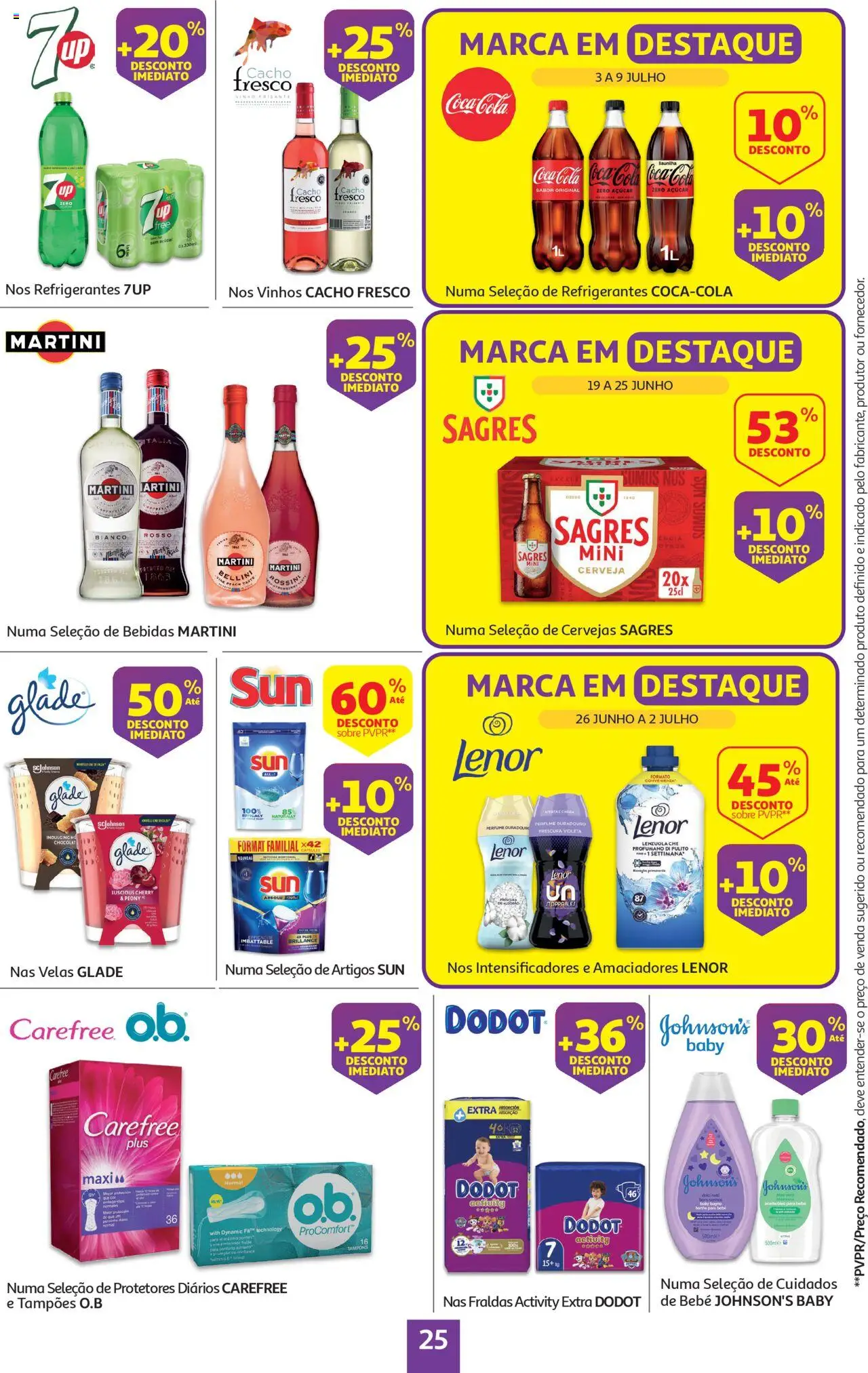 Auchan - Brinquedos de Verão │ válido de 18.06.2025 | Página: 25 | Produtos: Perfume, Cerveja, Açúcar, Soda