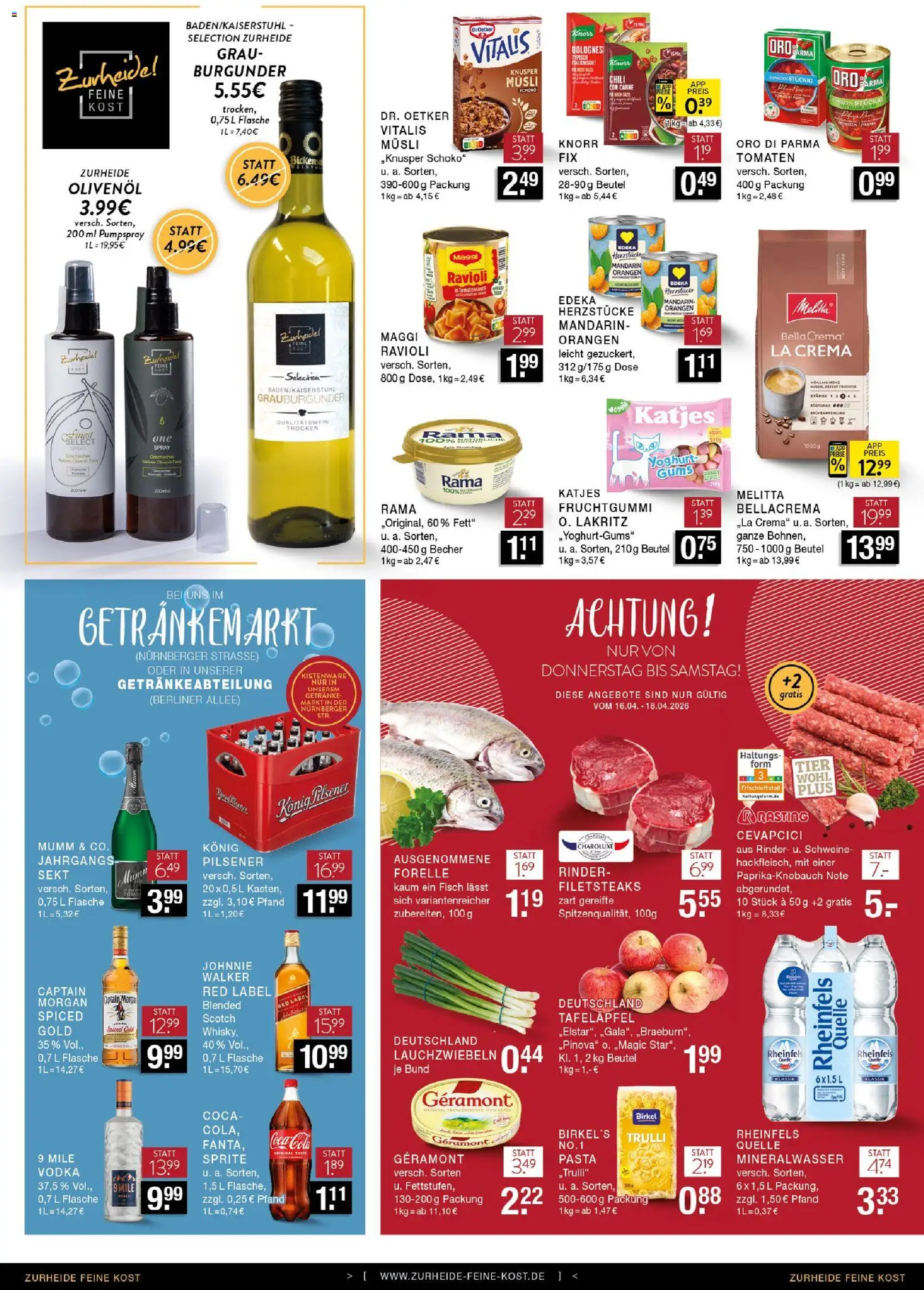 Edeka Zurheide Prospekt 	 – gültig ab 13.04.2026 | Seite: 8