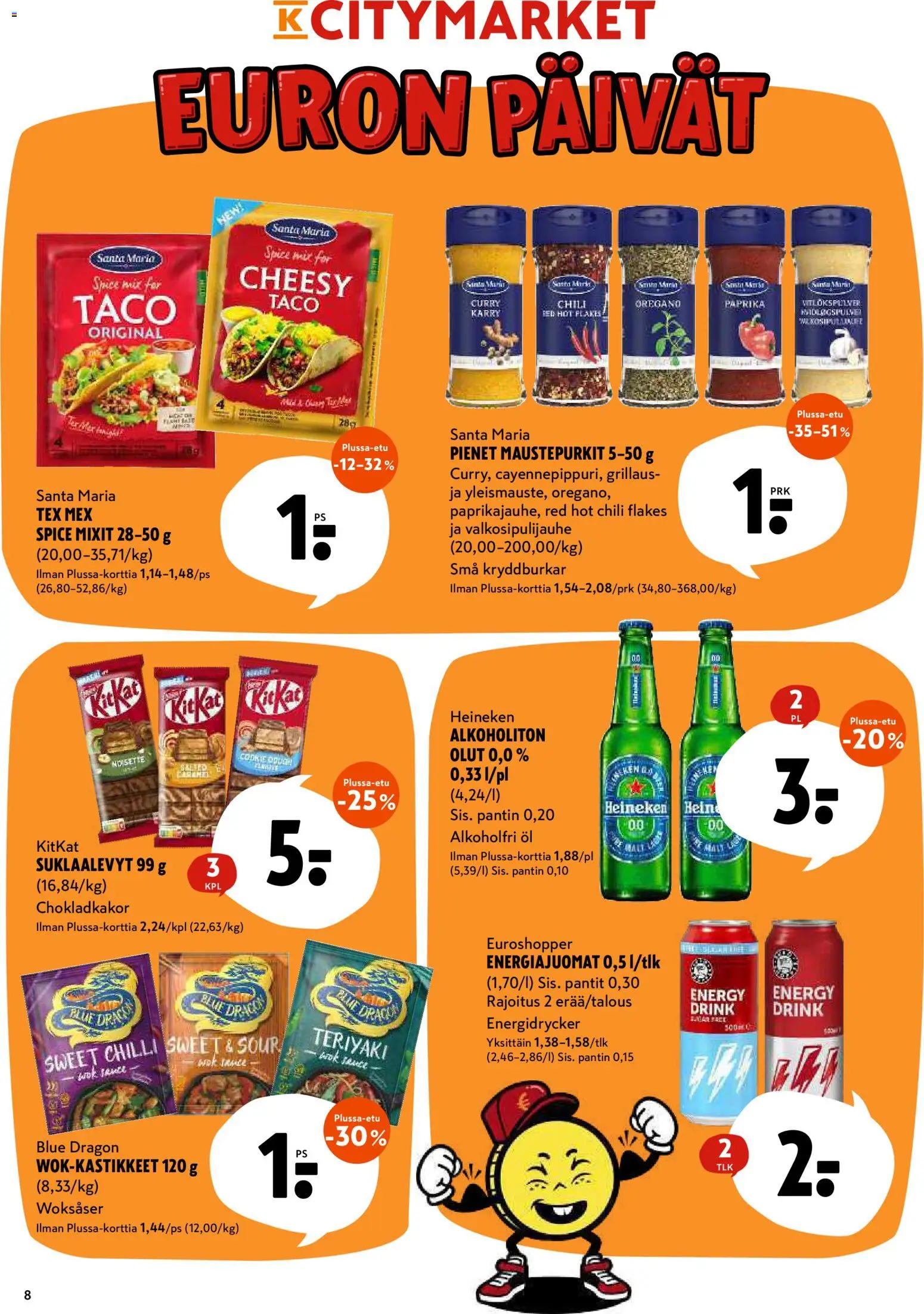 K-Citymarket tarjoukset – voimassa 09.02.2026 alkaen | Sivu: 8