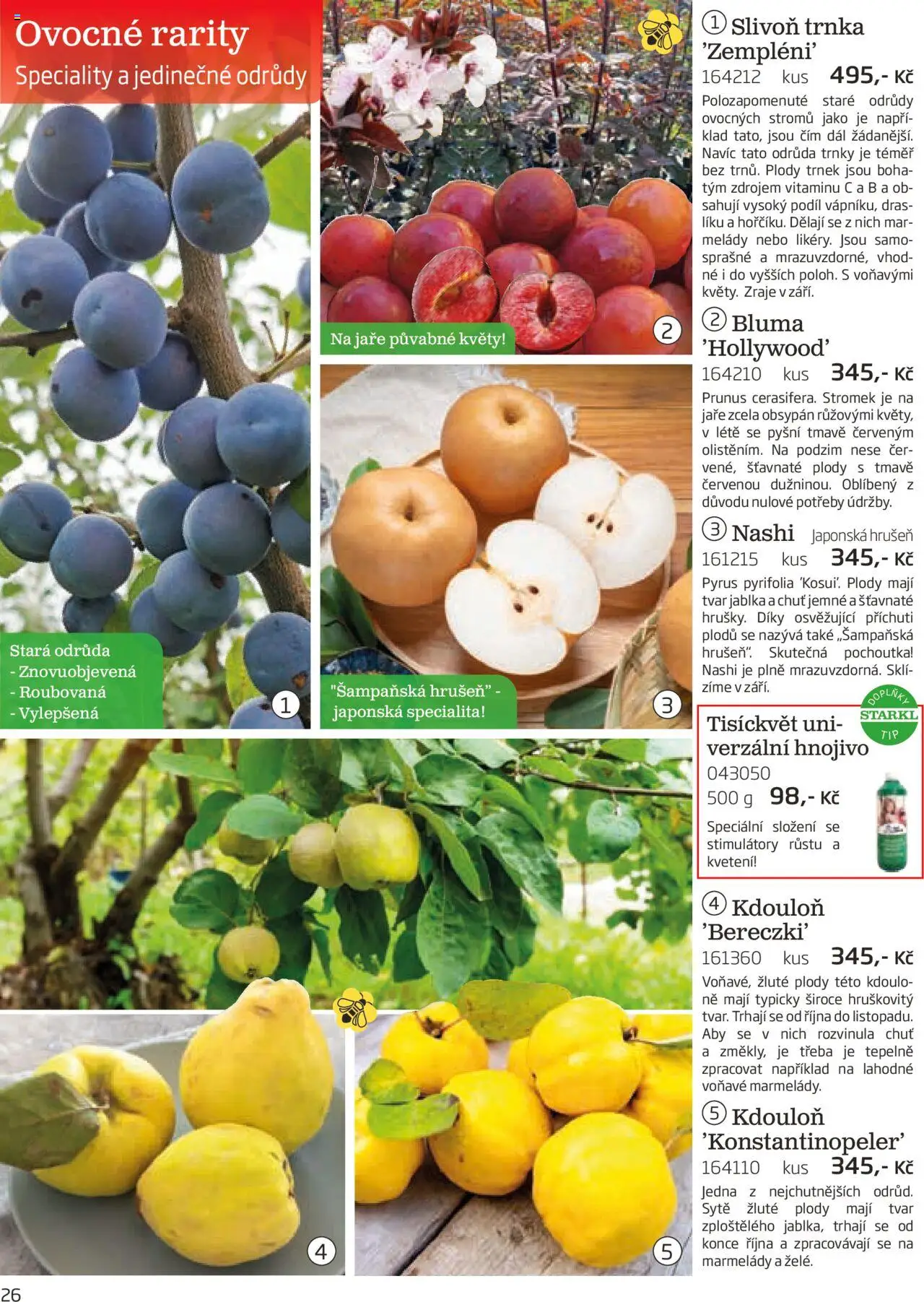 Starkl katalog podzim 2025 od 01.08.2025 | Strana: 26 | Produkty: Jablka, Hnojivo