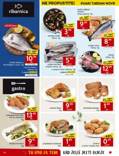 Konzum katalog | vrijedi od 27.08.2025 | Stranica: 10 | Proizvodi: Carsko meso, Meso, Losos, Dagnje
