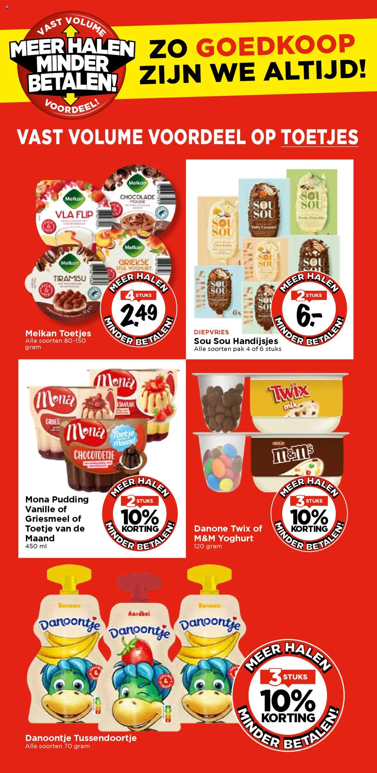 {H1} | Pagina: 7 | Producten: Yoghurt, Chocolade, Pudding, Pavilon