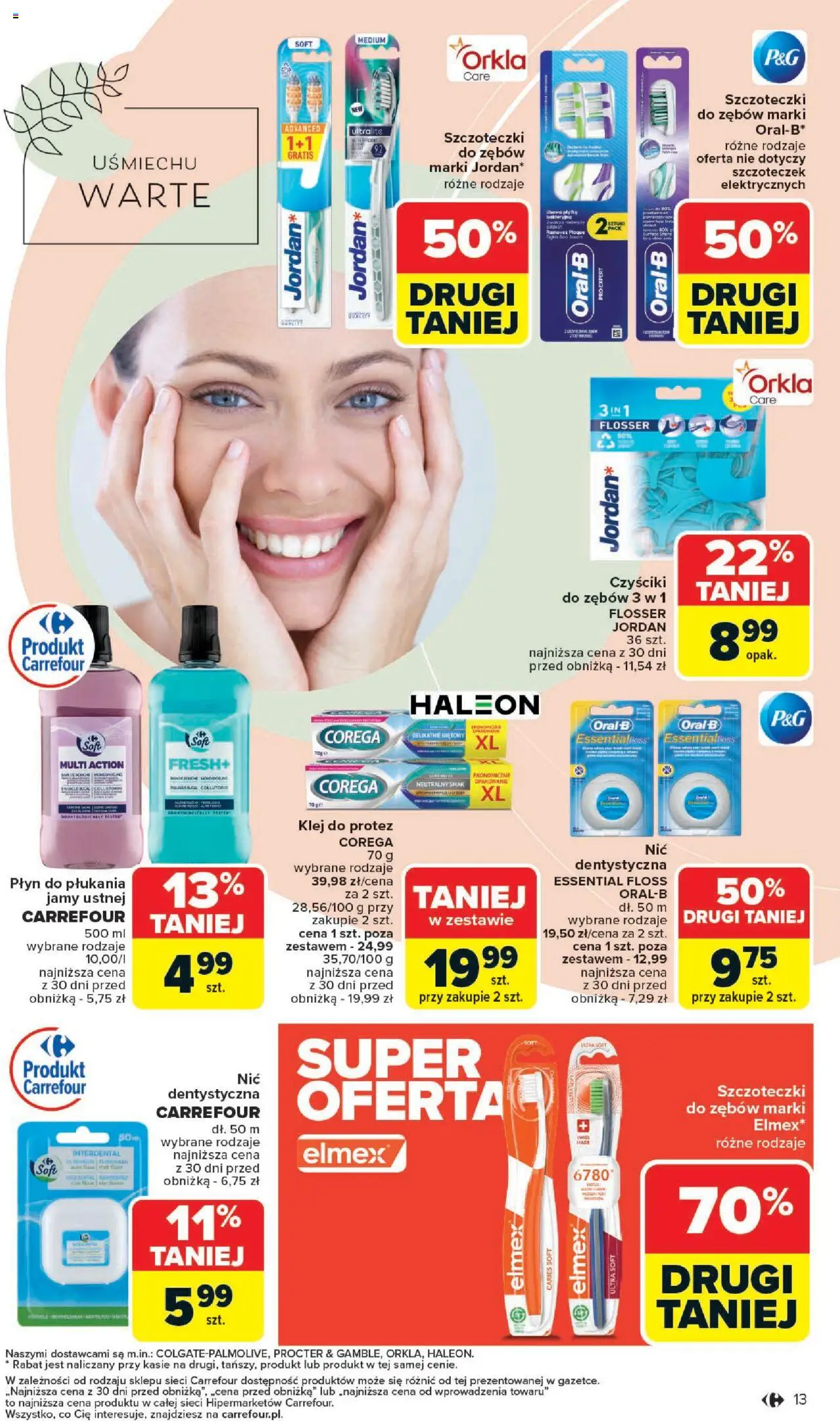 Carrefour Gazetka - Zadbać o siebie od 18.08.2025 | Strona: 13