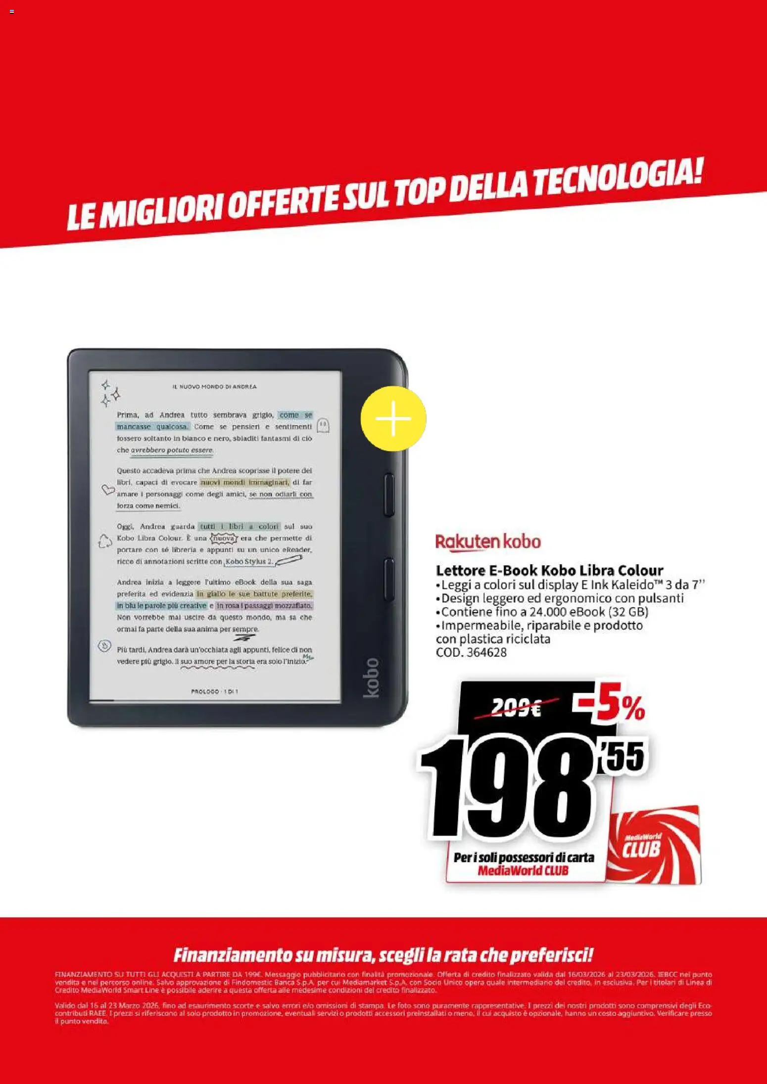 Volantino Media World del 16.03.2026 | Pagina: 23 | Prodotti: Top, Libreria