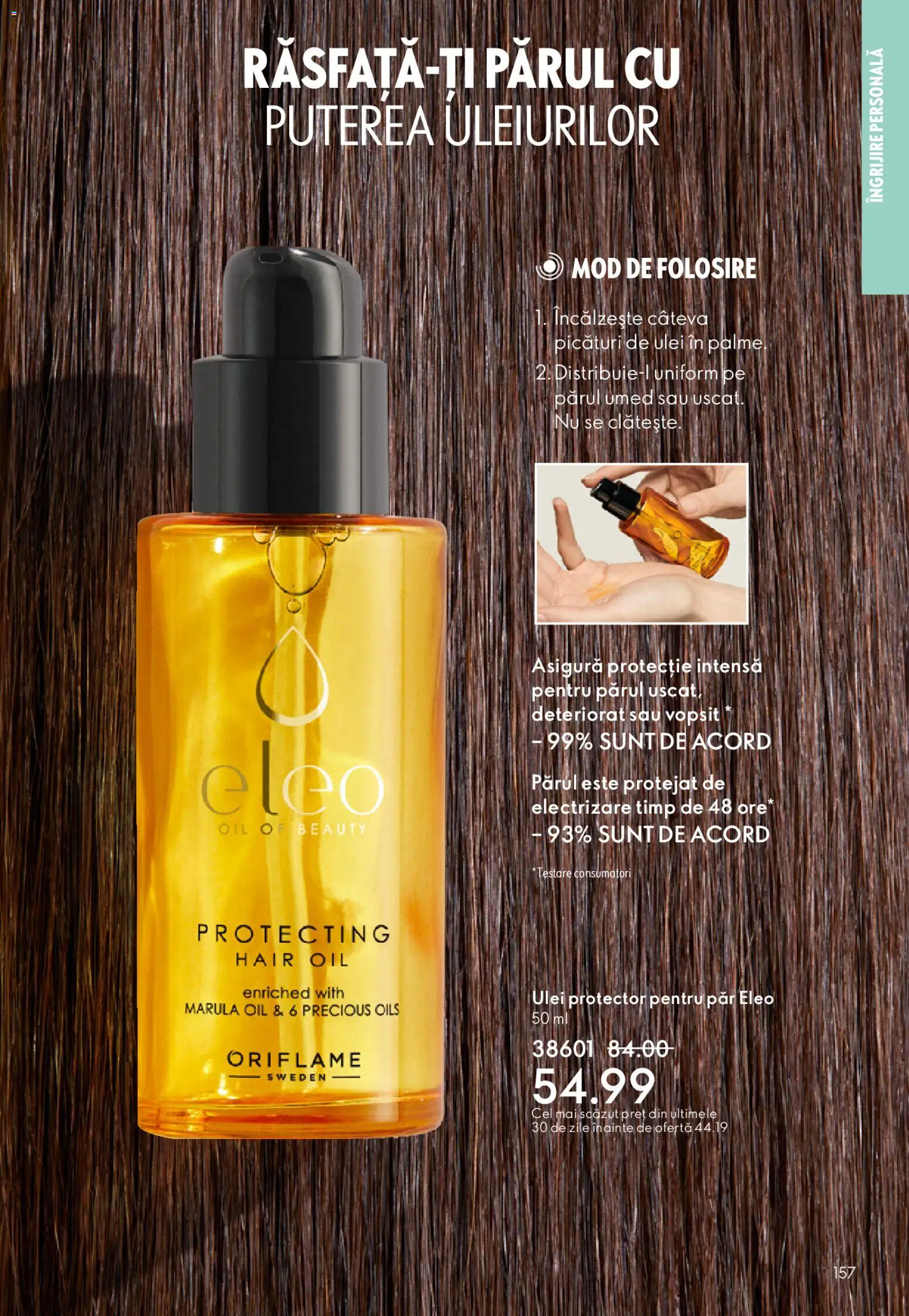 Noul catalog Oriflame – valabil de la 11.02.2026 | Pagină: 157 | Produse: Ulei