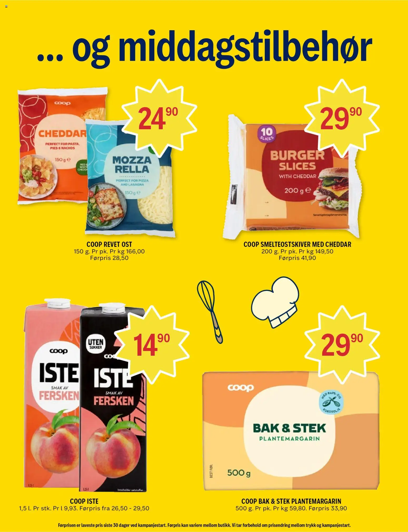 {H1} | Side: 5 | Produkter: Ost, Pizza, Nachos, Sukker