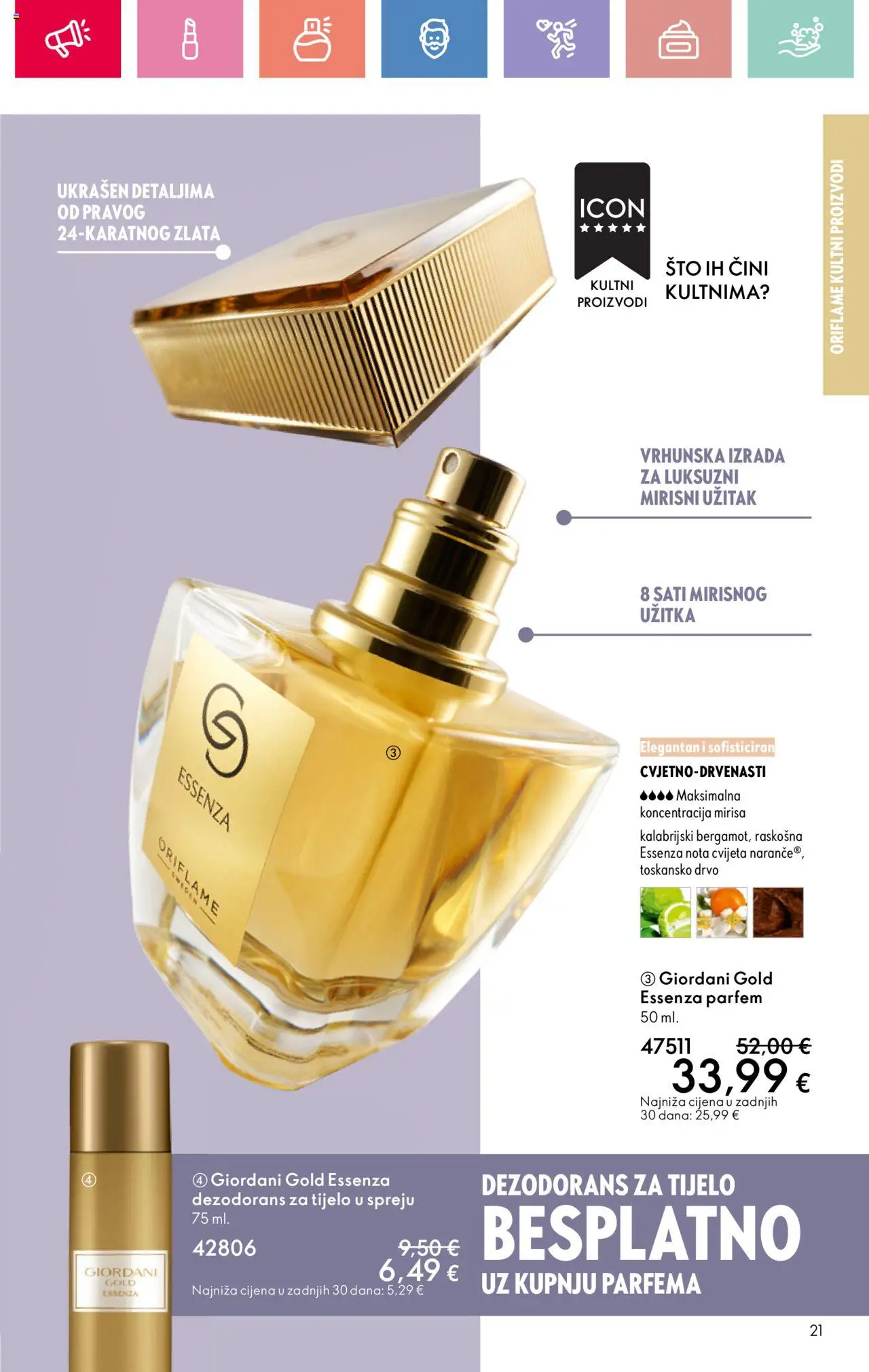Oriflame katalog | vrijedi od 03.08.2025 | Stranica: 21 | Proizvodi: Parfem, Dezodorans