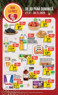 Ofertele Mega Image valabile de la 27.11.2025 | Pagină: 2 | Produse: Struguri, Pudră, Lapte, Roșii