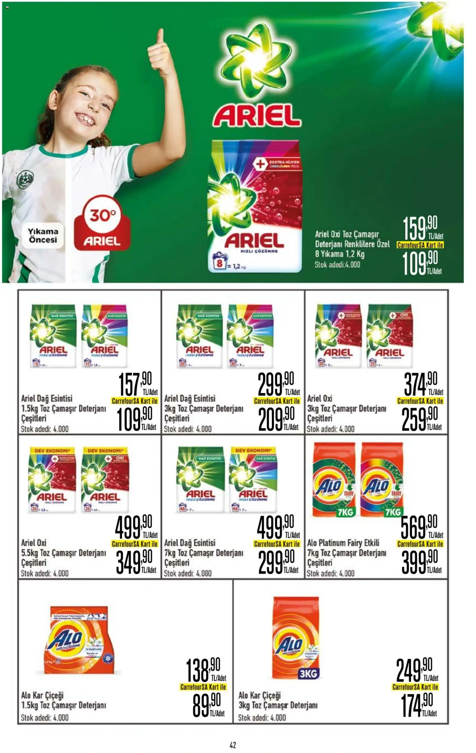 CarrefourSA Katalog - 04.12.2025 tarihinden itibaren geçerlidir | Sayfa: 41 | Ürünler: Çamaşır deterjanı