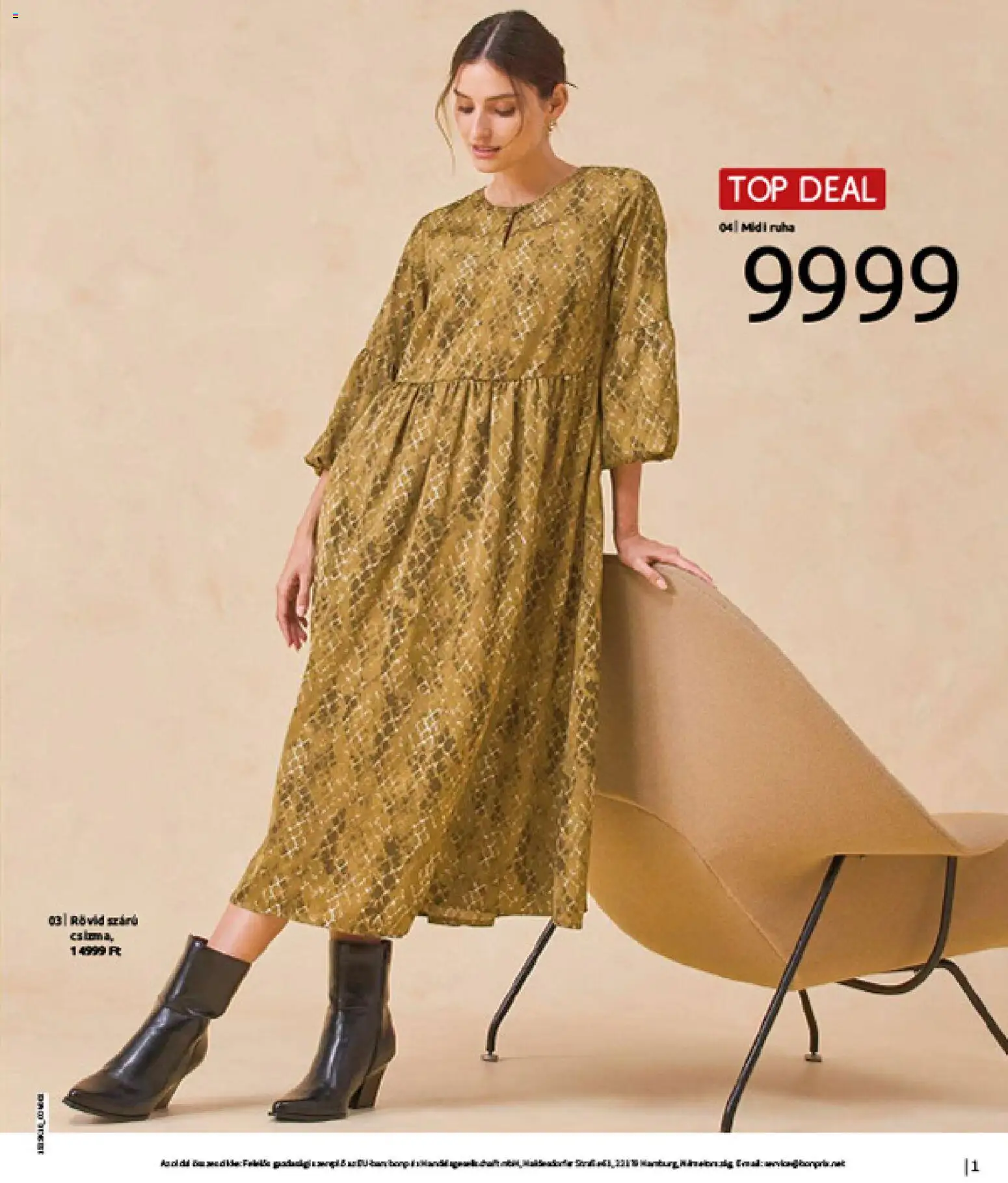 Bonprix akciós ujság - amely érvényes a következő dátumtól: 04.11.2025 | Oldal: 3 | Termékek: Ruha