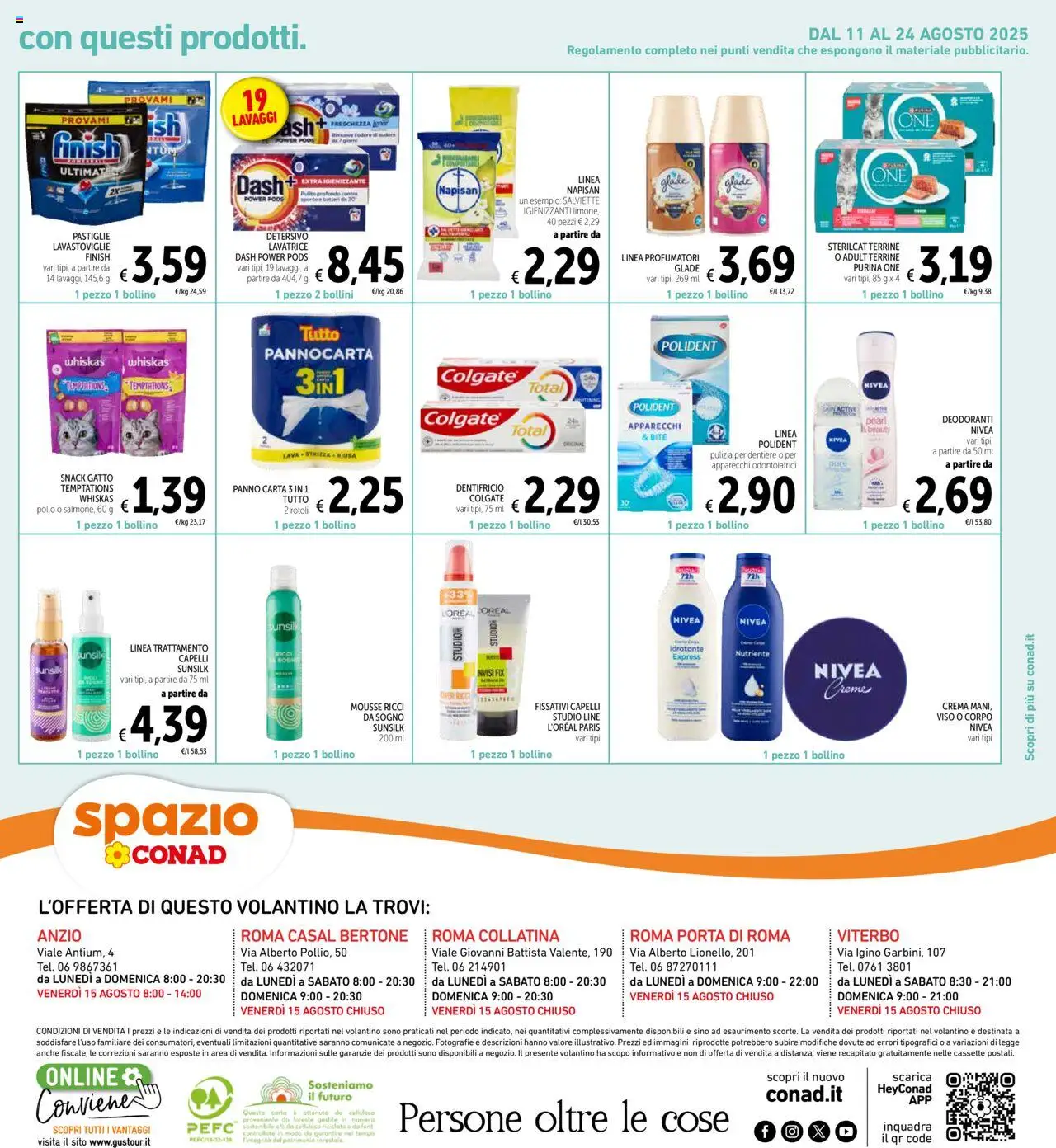 Volantino Spazio Conad del 12.08.2025 | Pagina: 37 | Prodotti: Crema, Pollo, Lavatrice, Lavastoviglie