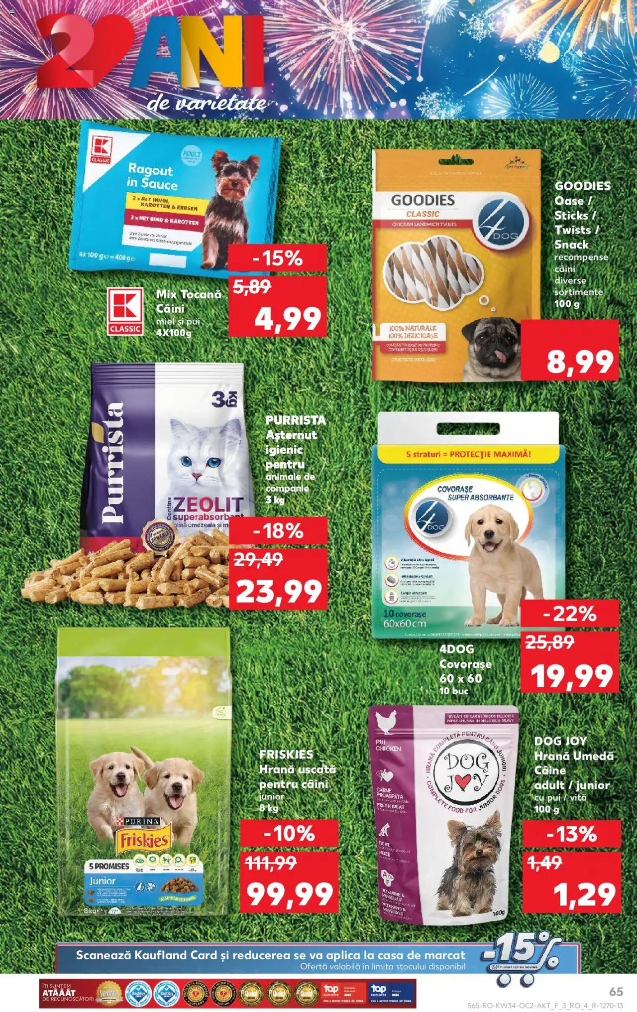 Kaufland RO akciós ujság - amely érvényes a következő dátumtól: 20.08.2025 | Oldal: 65