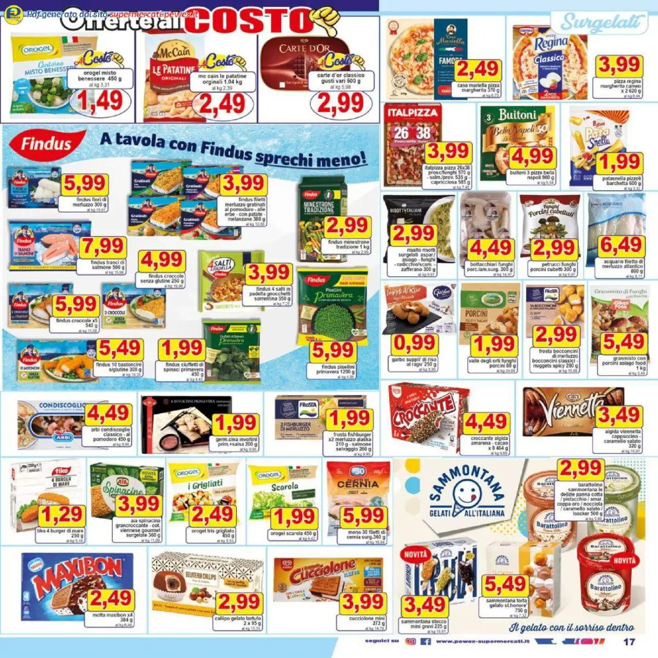 Volantino Pewex del 17.09.2025 | Pagina: 17 | Prodotti: Tartufo, Funghi, Spinaci, Padella
