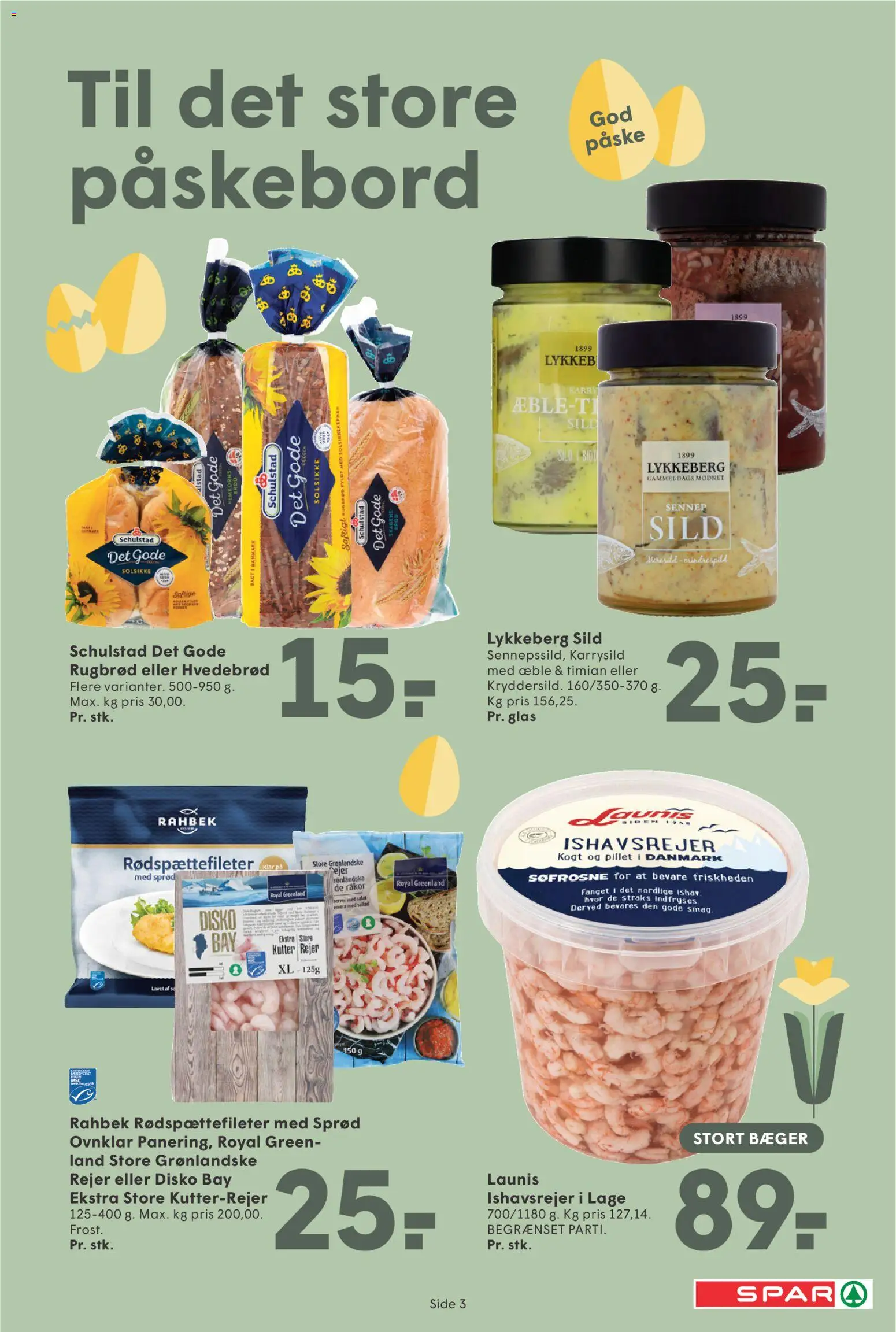 Spar tilbudsavis – gyldig fra 27.03.2026 | Side: 3 | Produkter: Karry, Sennep, Rejer, Timian
