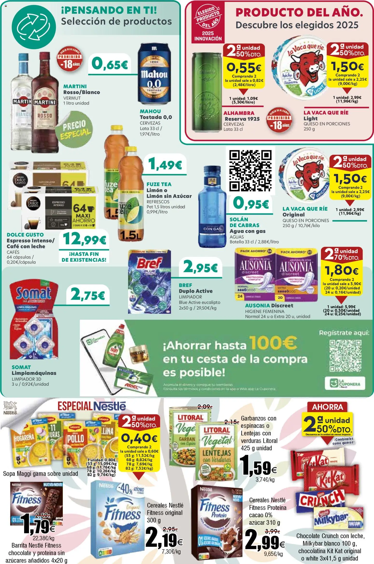 Froiz folleto │ válido desde el 12.11.2025 | Página: 14 | Productos: Café con leche, Cereales, Φρυγανιές σικάλεως, Cesta