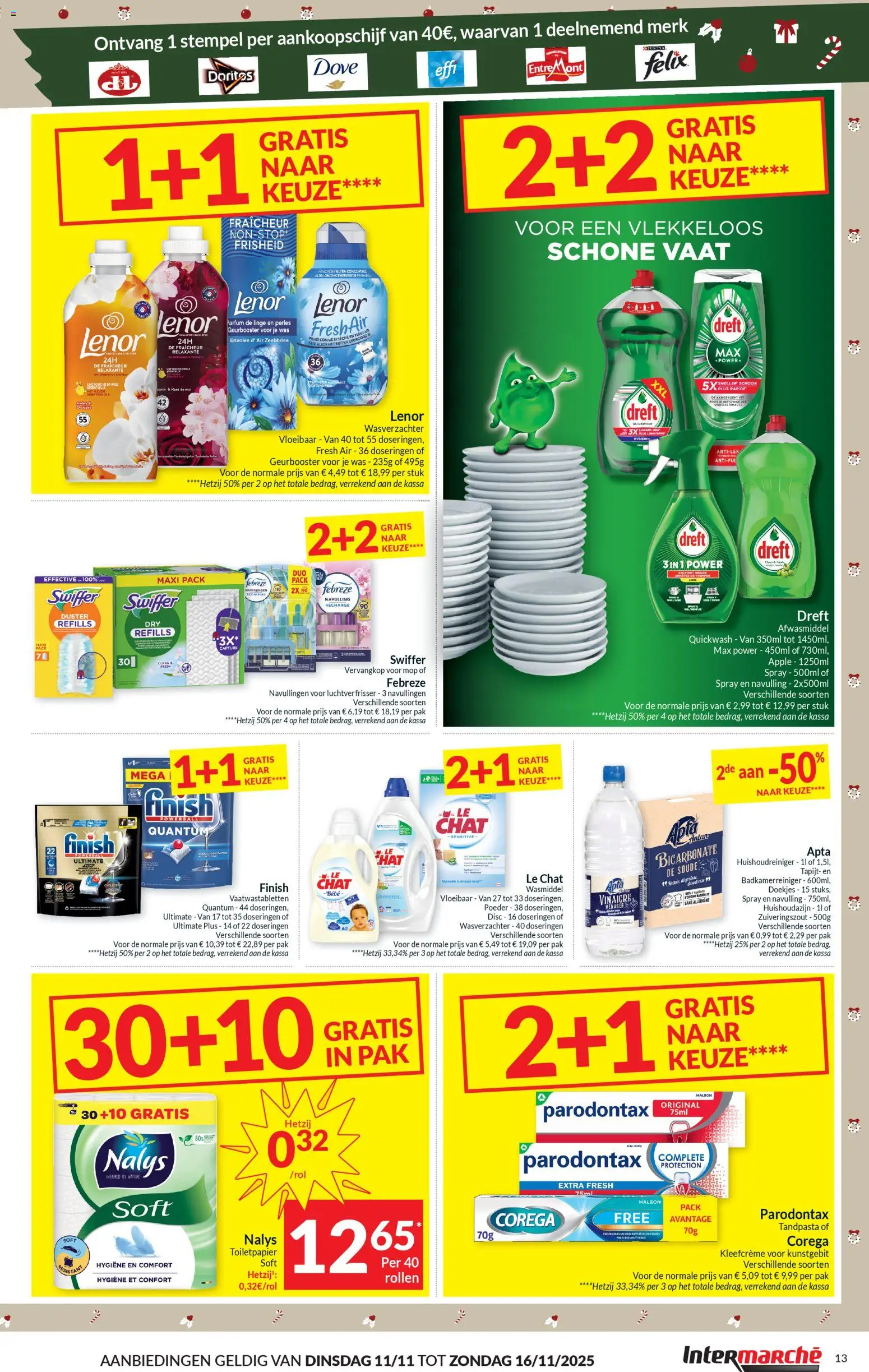 {H1} | Pagina: 13 | Producten: Luchtverfrisser, Tapijt, Poeder, Tandpasta