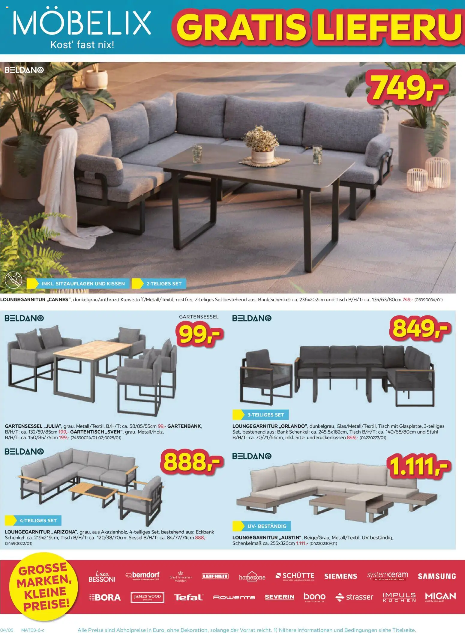 Möbelix Angebote gültig ab 10.03.2026 | Seite: 12 | Produkte: Kissen, Tisch, Stuhl, Samsung