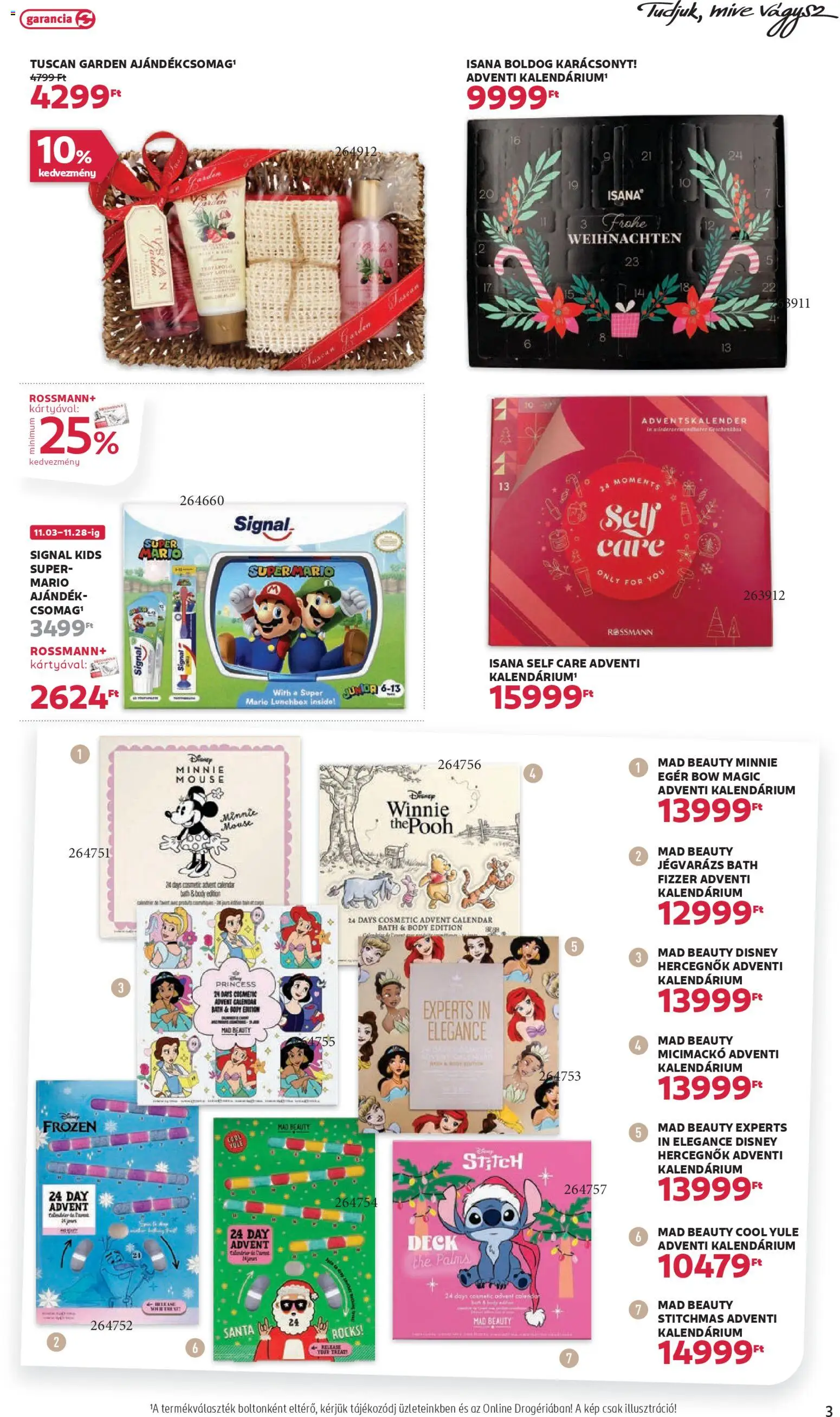 Rossmann akciós ujság - amely érvényes a következő dátumtól: 03.11.2025 | Oldal: 3 | Termékek: Egér, Body