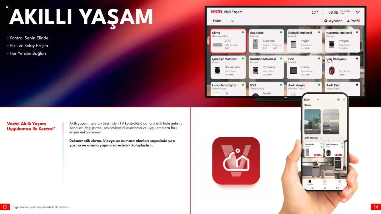 Vestel TV Katalog - 03.10.2025 tarihinden itibaren geçerlidir | Sayfa: 9 | Ürünler: TV, Telefon, Yorgan, Fırın