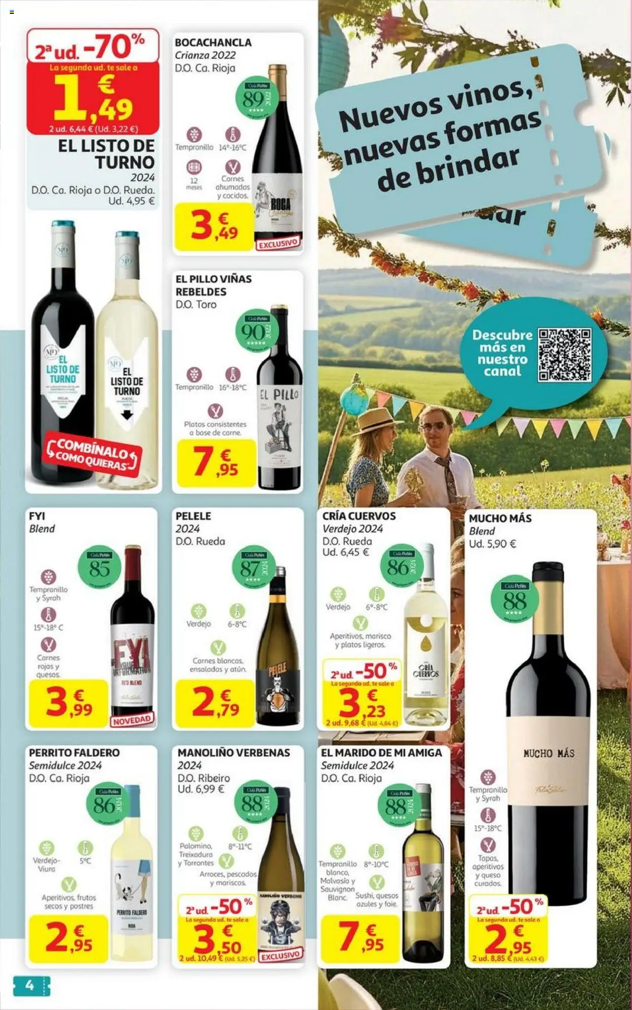 Alcampo - HP Castilla León │ válido desde el 06.10.2025 | Página: 4 | Productos: Queso, Té