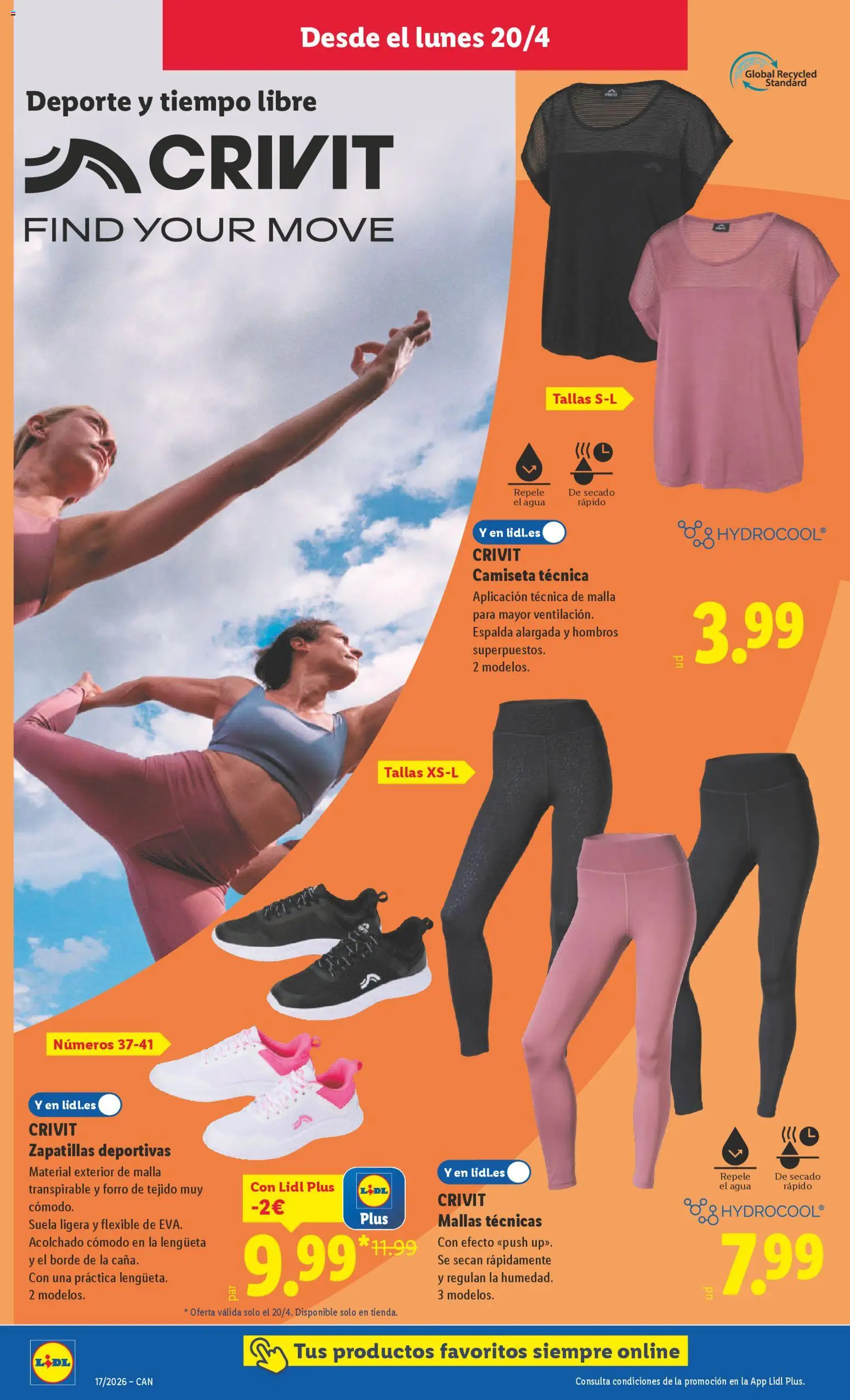 Lidl Canarias │ válido desde el 20.04.2026 | Página: 6 | Productos: Zapatillas deportivas, Zapatillas