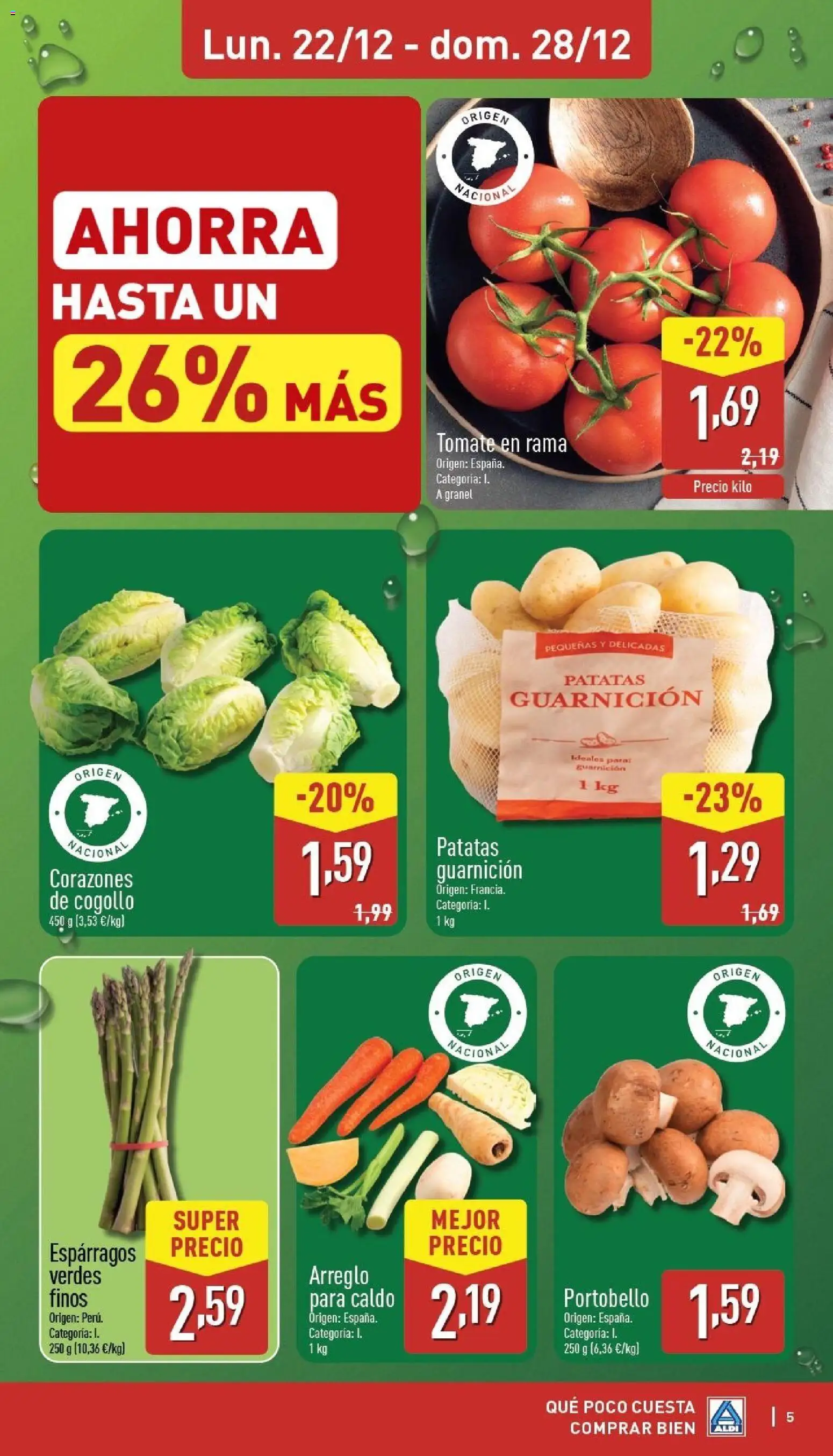 Aldi folleto Baleares │ válido desde el 22.12.2025 | Página: 5 | Productos: Νερό καρύδας