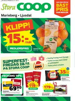 Coop Forum - Örebro - Förhandsvisning av reklamblad från butik Coop Forum aktuell från 24.11.2025
