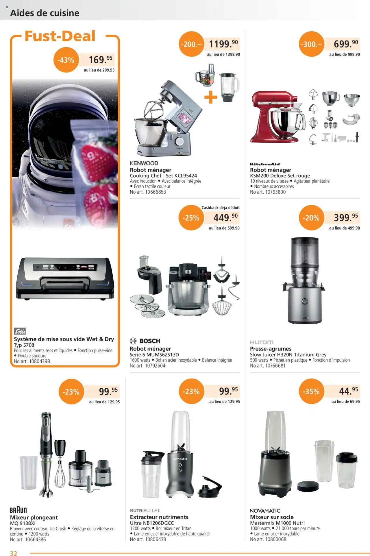 Fust Aktionen FR ab 25.08.2025 | Seite: 32 | Produkte: Rouge, Bosch