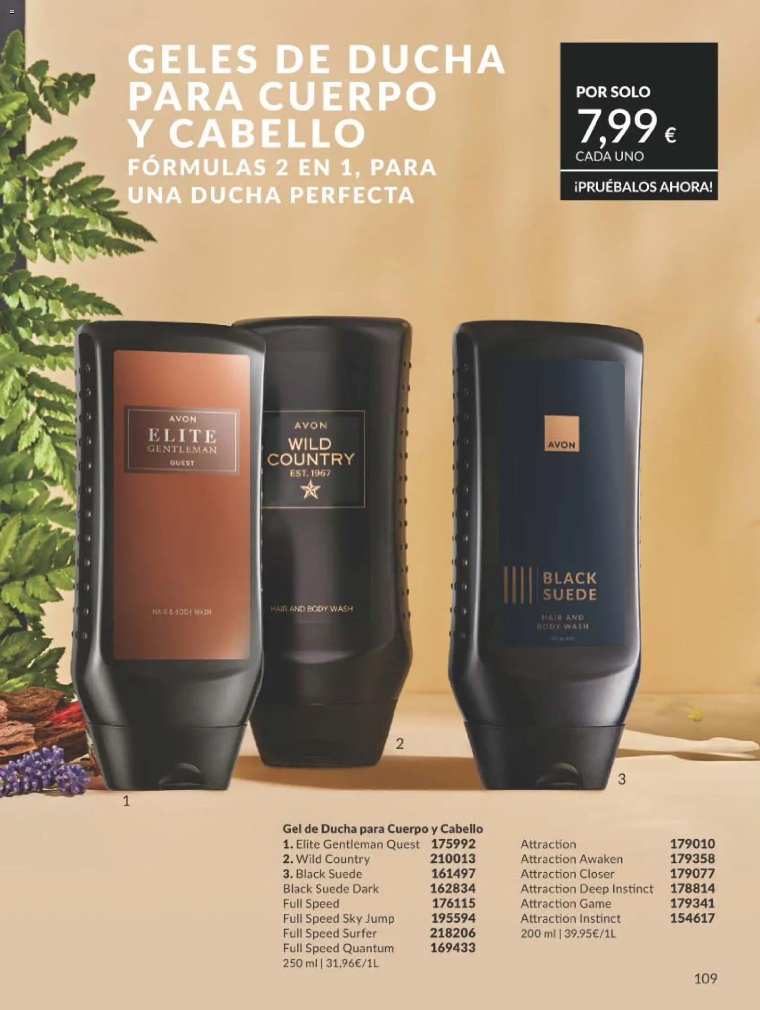 Catálogo AVON campaña 2 │ válido desde el 01.02.2026 | Página: 115 | Productos: Gel de ducha, Body, Ducha