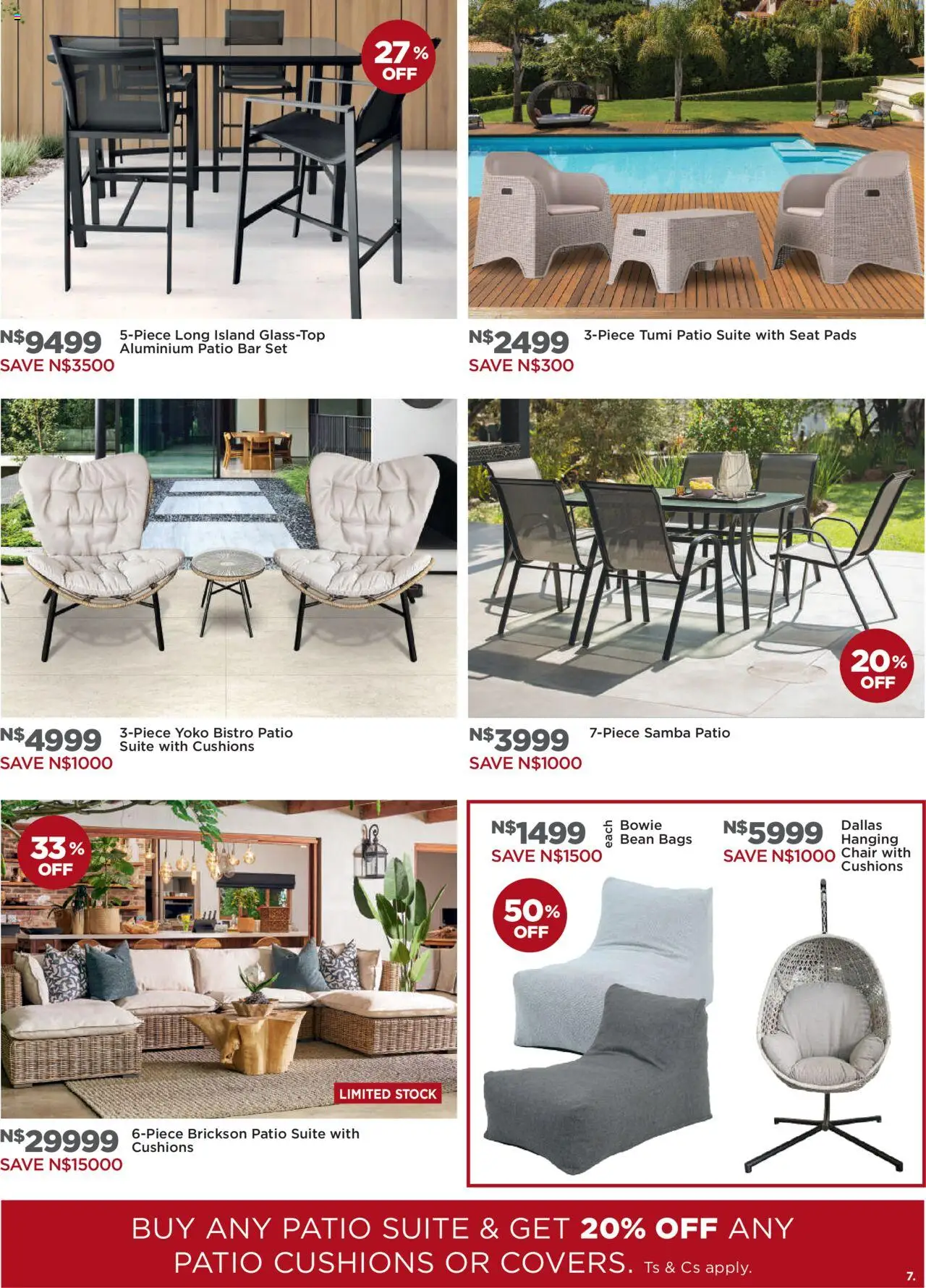 New House and Home catalogue – valid from 20.10.2025 | Page: 7 | Products: Chair, Pads, Stock, Bar set