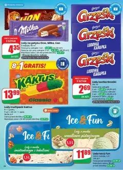 Pogląd oferty "Lody multipack Kaktus, 8 + 1 gratis, 9 szt. x 45 ml / 1 opak." - ważna od 18.02.2026 | Strona: 24