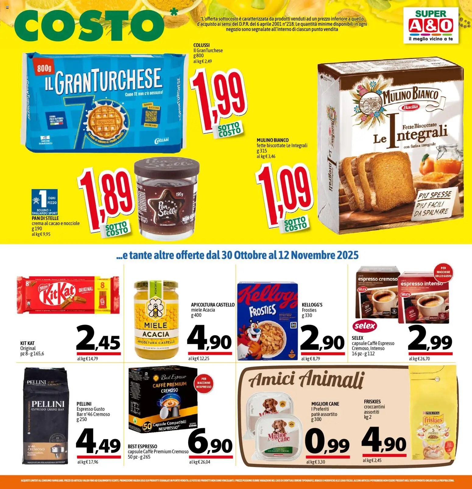 Volantino A&O del 30.10.2025 | Pagina: 7 | Prodotti: Paté, Tè, Nocciole, Cacao