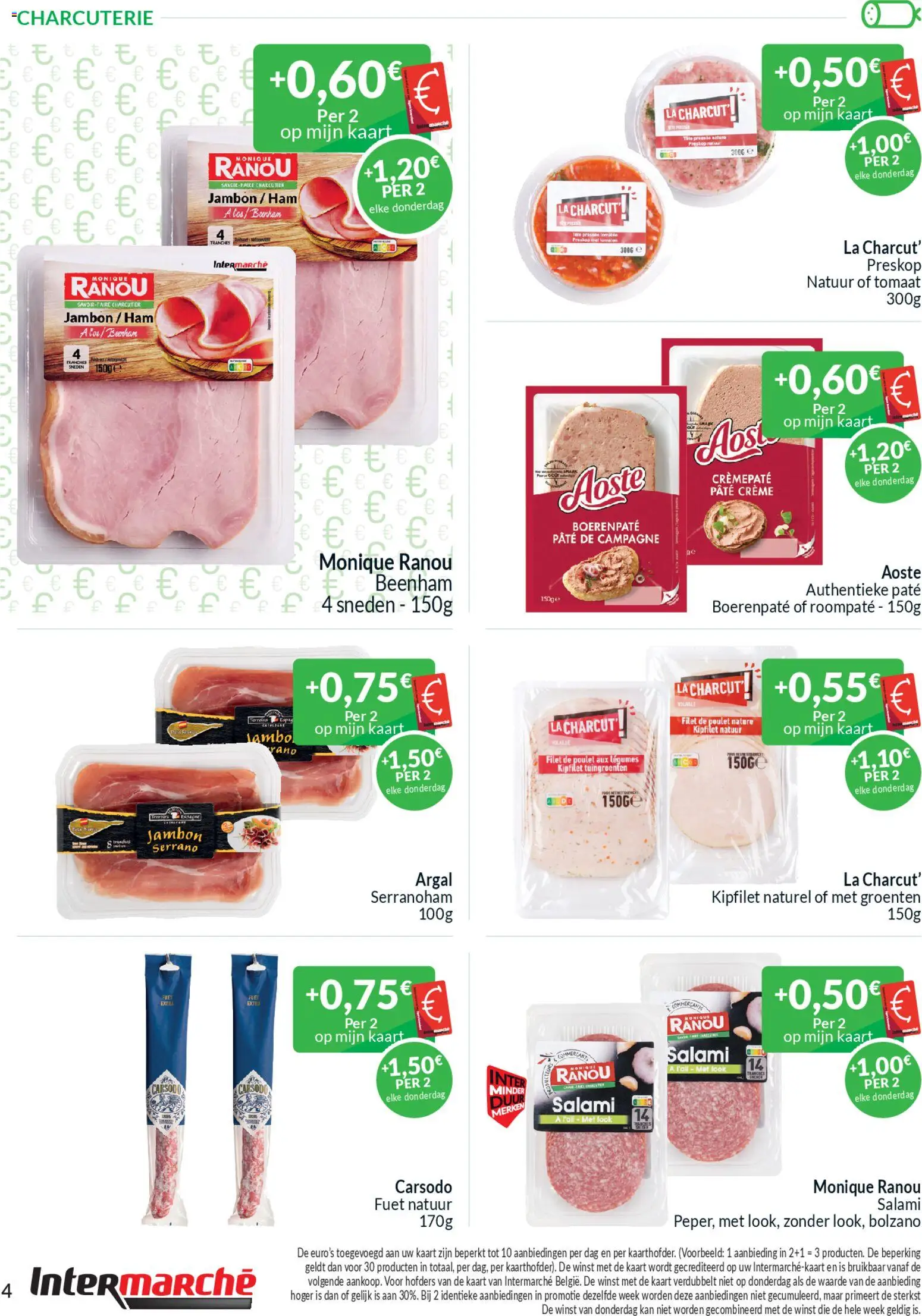 {H1} | Pagina: 4 | Producten: Ham, Groenten, Crème, Tomaat