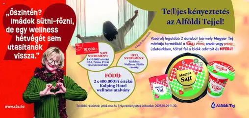 CBA Szórólap - amely érvényes a következő dátumtól: 09.10.2025